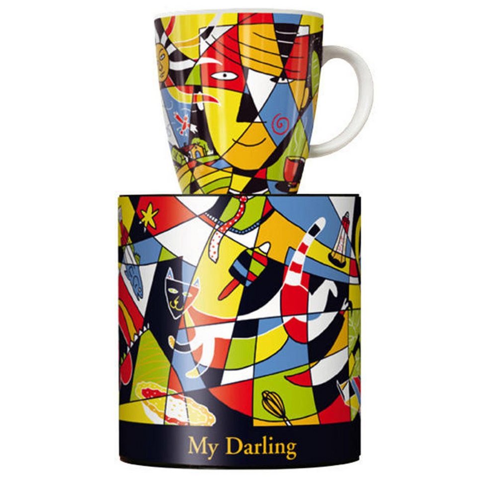 Becher My Darling Oliver Weiss 2011 300 ml, Porzellan, Trinkbecher