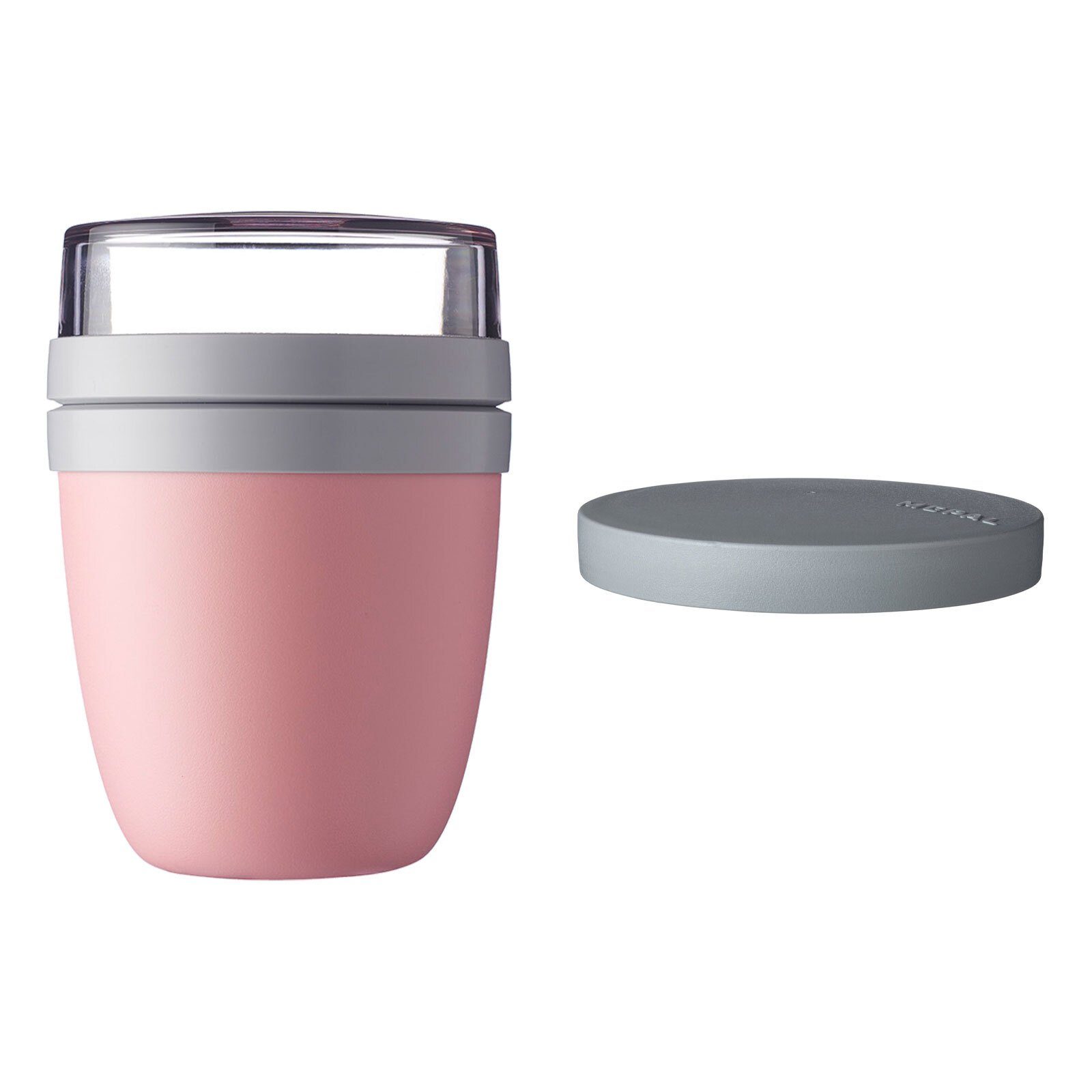 Mepal Lunchbox Ellipse Lunchpot Switch 500 ml (200 ml), Kunststoff, (1-tlg), Spülmaschinengeeignet, Mikrowellengeeignet, Gefrierfachgeeignet Nordic Pink