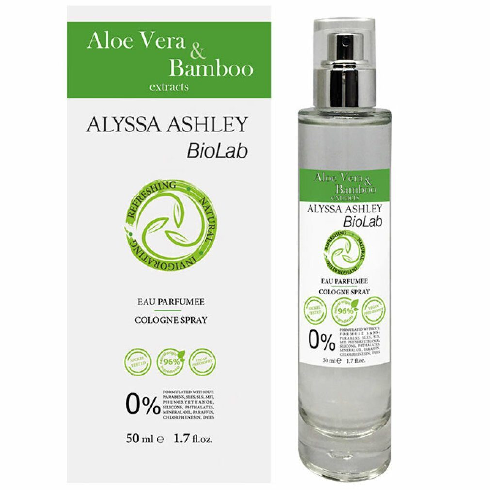 And Aloe Cologne Biolab Vera de Alyssa Cologne Ashley Bamboo de 50ml Ashley Eau Spray Alyssa Eau
