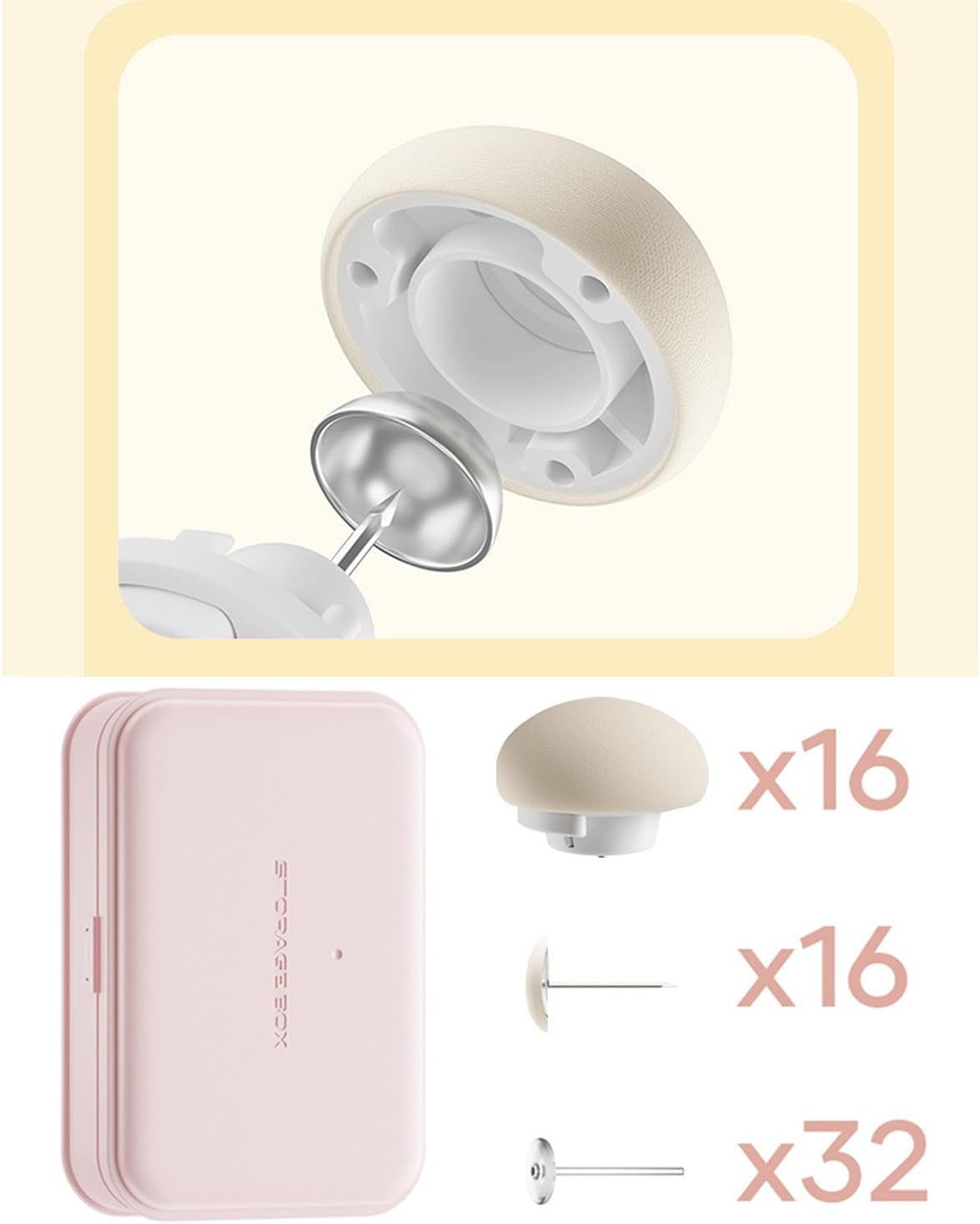Matratzenkeil 16 Stück Bettdeckenhalter Clips für Bettdecke und Bezug Beige FELIXLEO – Bild 3 von 5