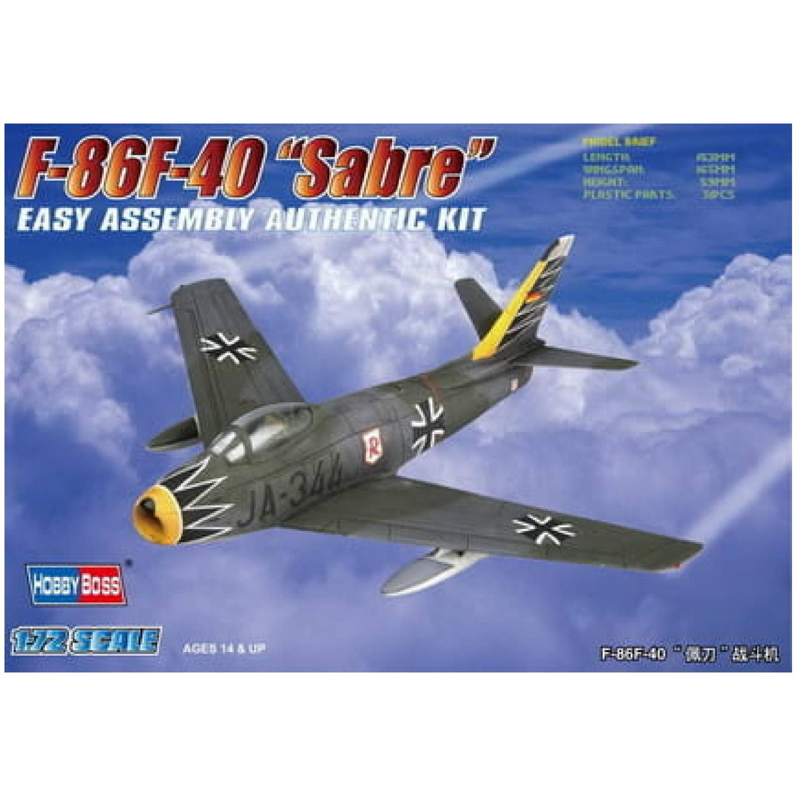 Modellbausatz F-86F-40 'Sabre' Fighter