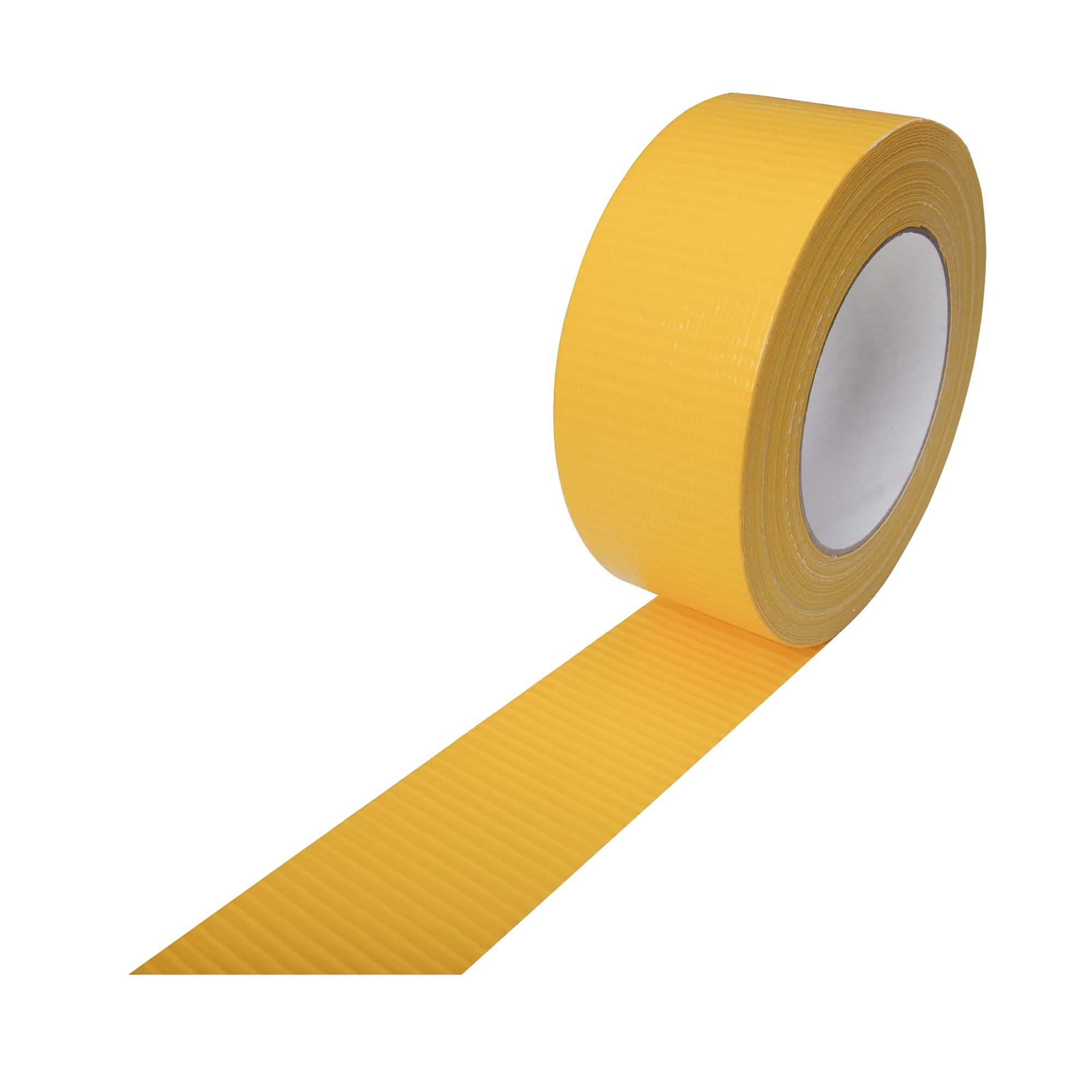 Scorprotect® Klebeband Gewebeklebeband gelb Panzertape Gaffaband Panzerband 48 mm x 50 m