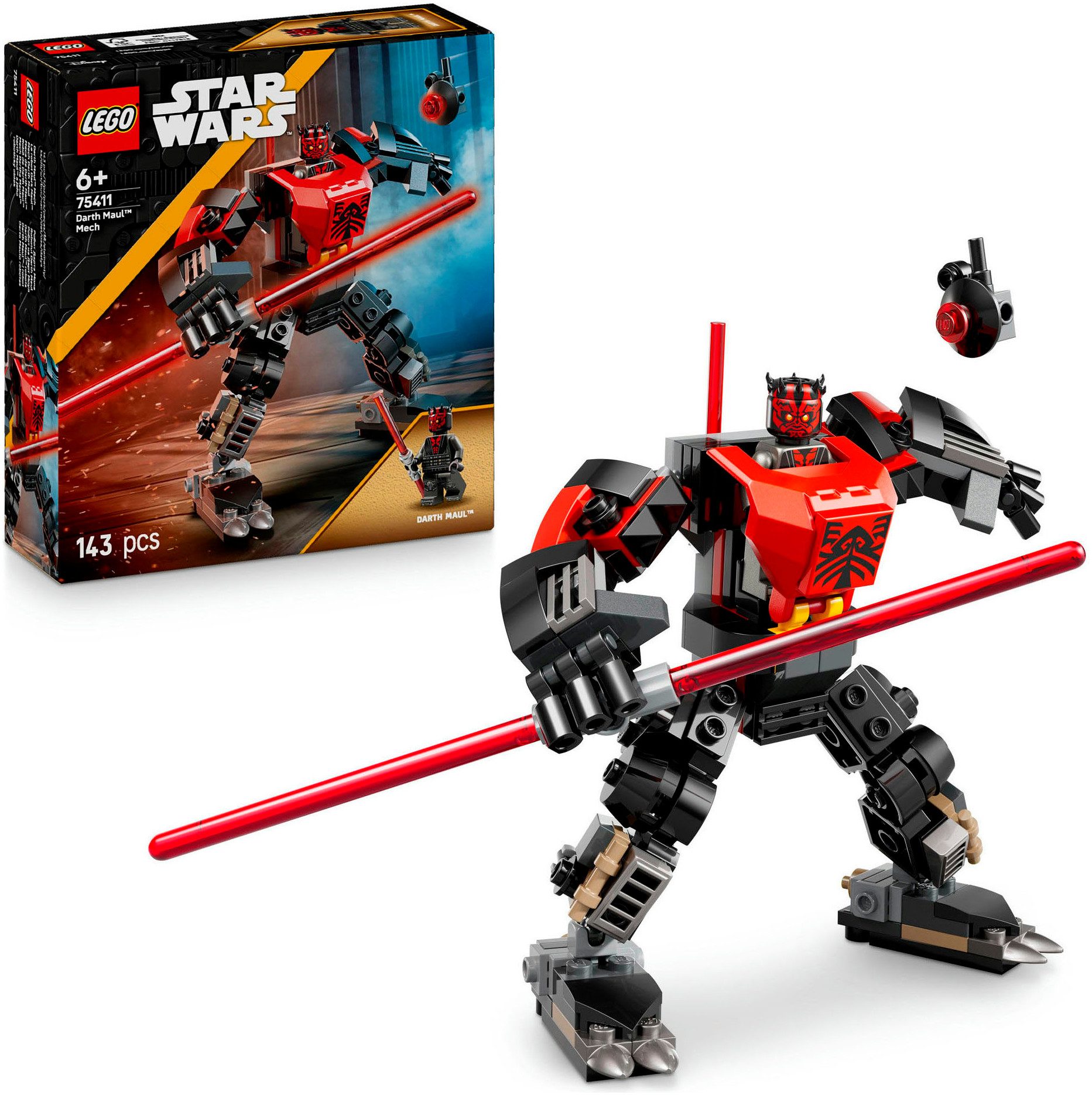 LEGO® Darth Maul Mech (75411), LEGO Star Wars™ Konstruktionsspielsteine, (1 günstig online kaufen