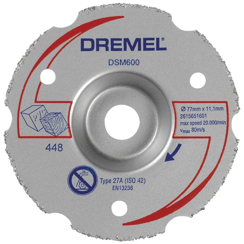 DREMEL Trennscheibe ® DSM20 Mehrzweck-Karbidtrennscheibe zum Bündigschneiden 2615S600JB