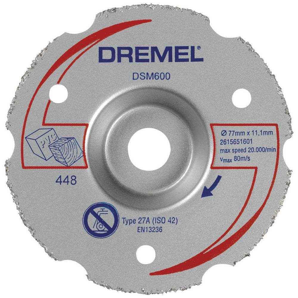 Mehrzweck-Karbidtrennscheibe zum ® DREMEL DSM20 Trennscheibe