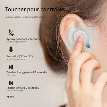 AMAFACE mit automatischer Ein-Schritt-Kopplung In-Ear-Kopfhörer (Ergonomisches Design, Maximale Tragekomfort dank leichter, ergonomischer Formgebung.Hochwertige Materialien für lange Lebensdauer und Zuverlässigkeit., Klangqualität Einzigartiges Comic-Design und hochwertige Technologie)