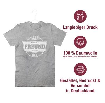 Shirtracer T-Shirt Bester Freund der Welt Herren & Männer Geschenke