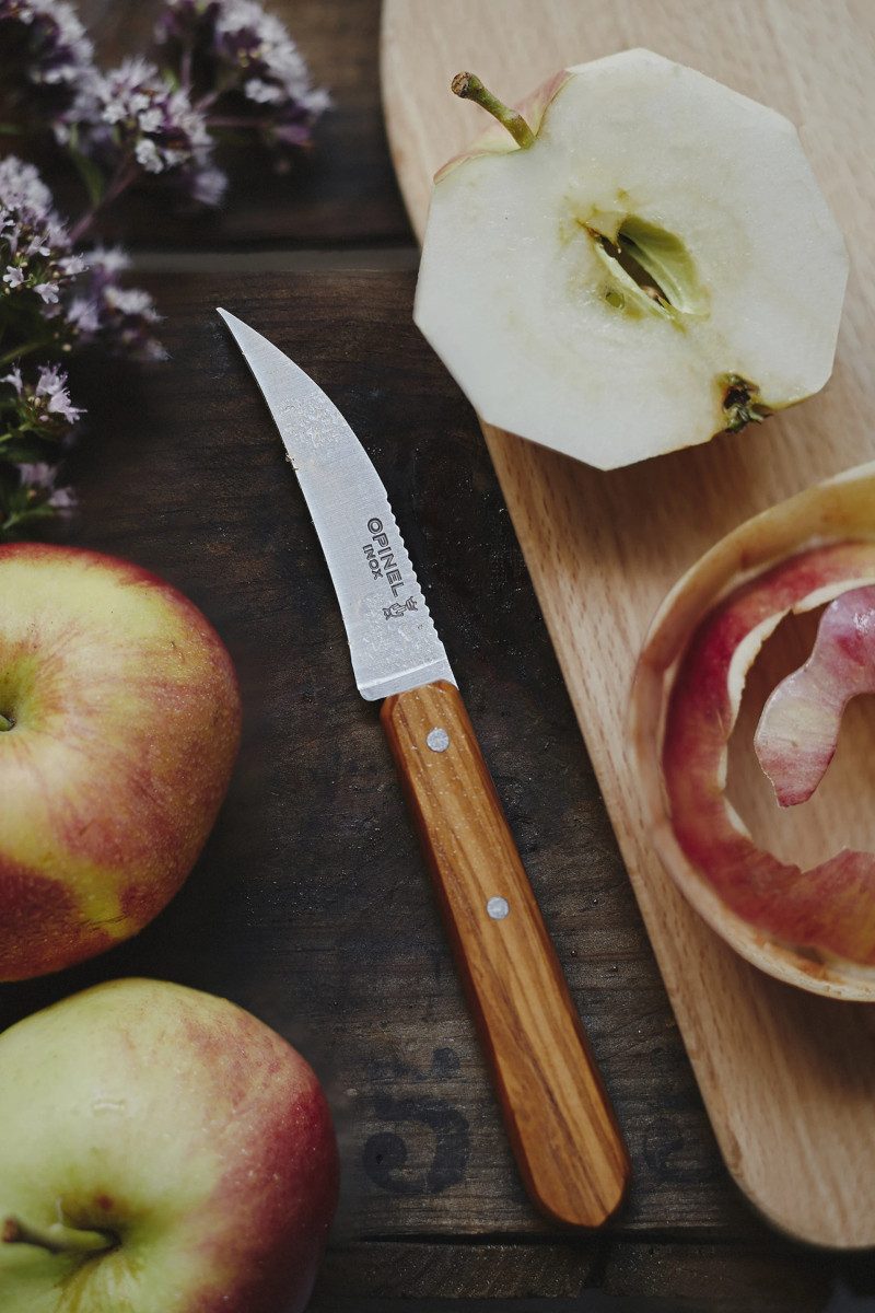 Opinel Universalküchenmesser Opinel Küchenmesser-Set LES ESSENTIELS mit Griffen aus Olivenholz