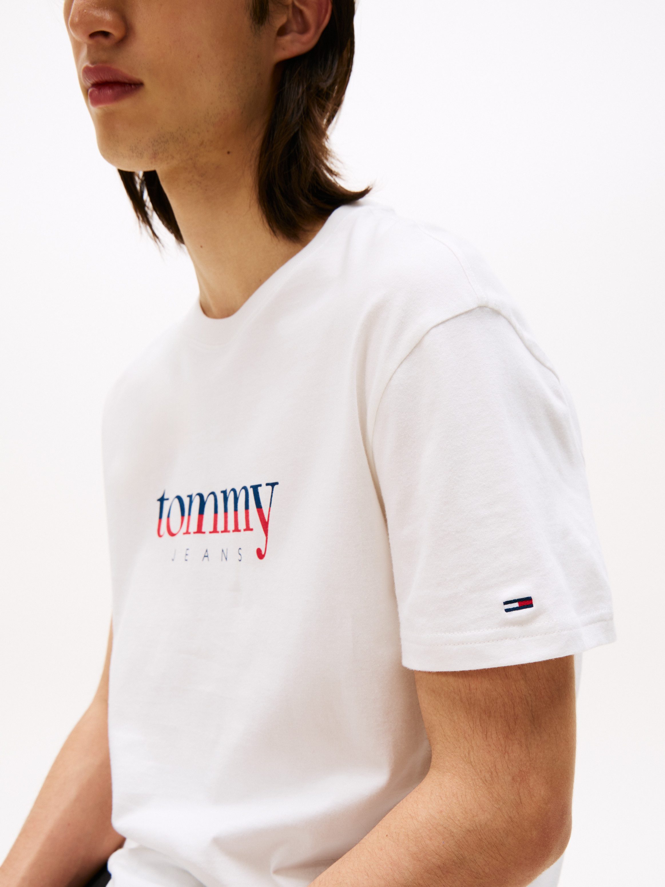 Tommy Jeans T-Shirt aus Jersey mit günstig online kaufen