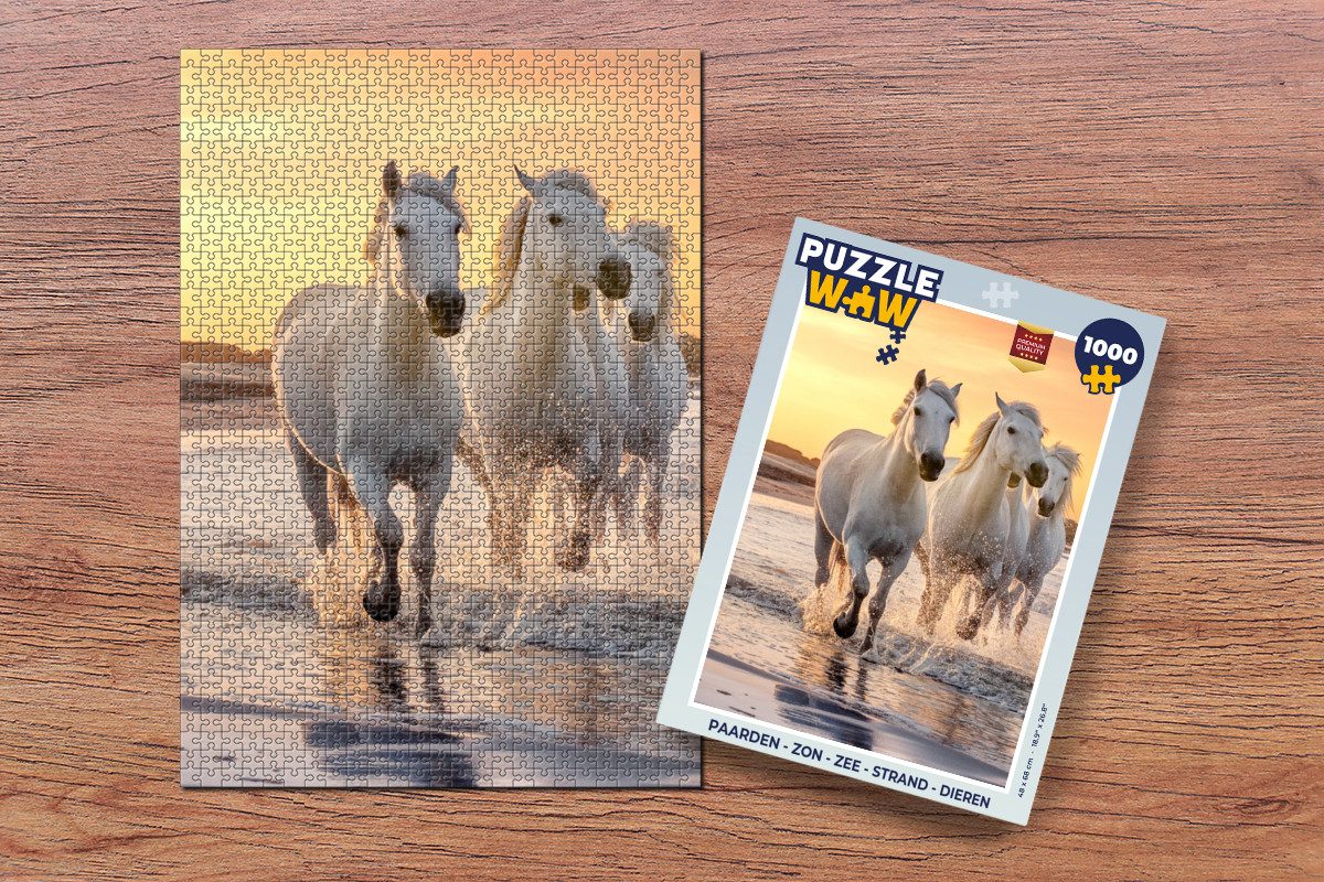 MuchoWow Puzzle Pferde - Sonne - günstig online kaufen