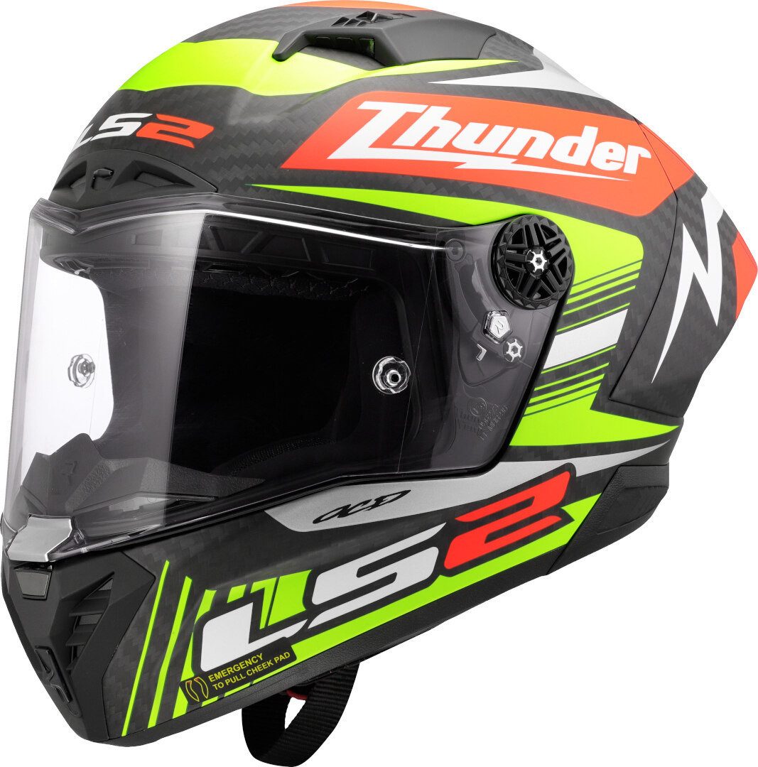 Motorradhelm FF805 Thunder GP Black Replica Carbon Helm