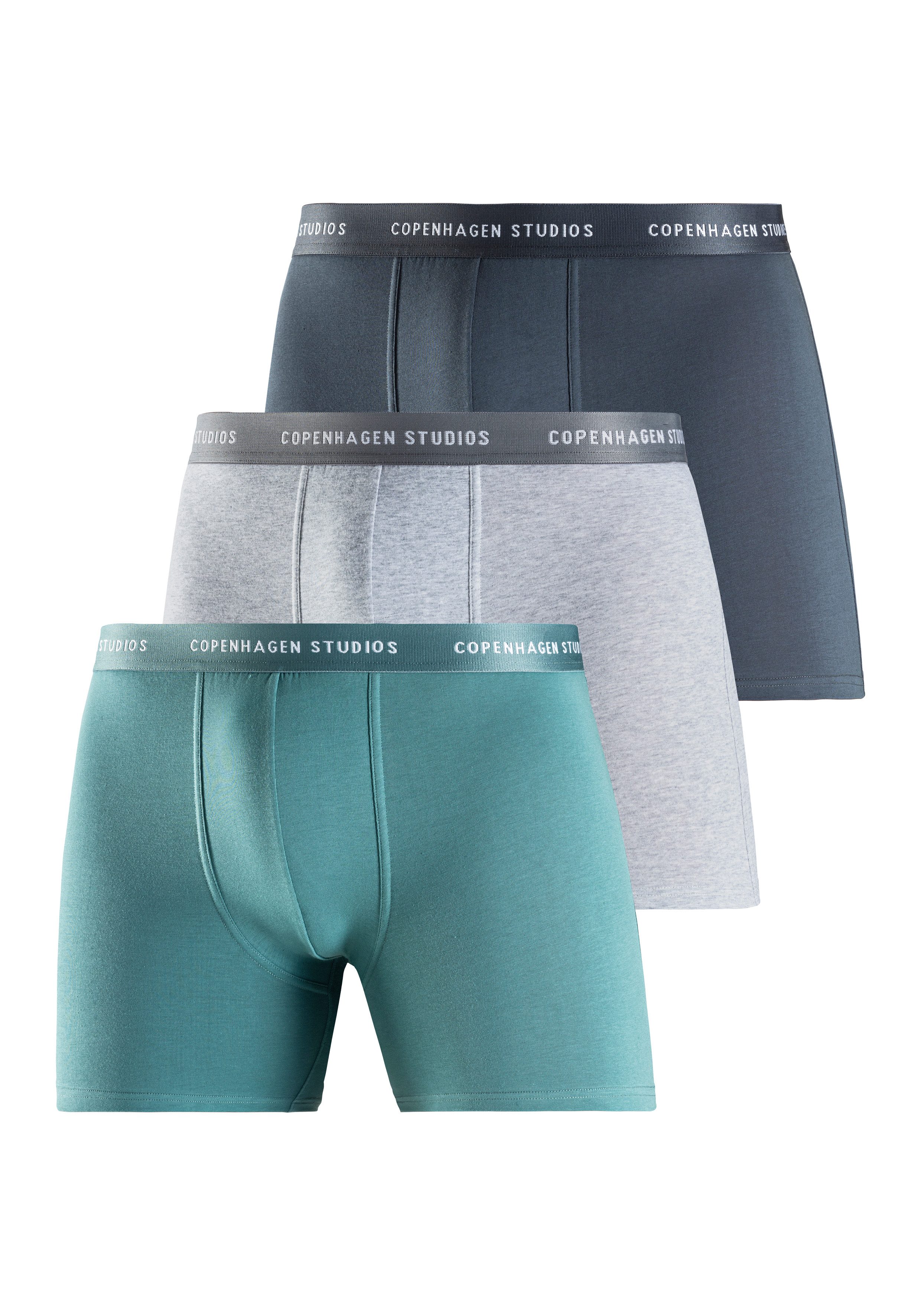 Copenhagen Studios Langer Boxer Boxershorts für Herren (Packung, 3-St) mit günstig online kaufen