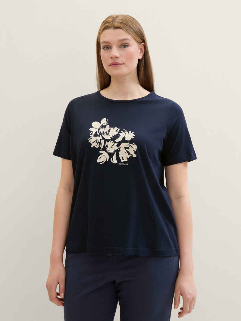 TOM TAILOR PLUS T-Shirt Plus - T-Shirt mit Print