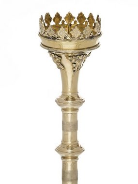 Aubaho Kerzenständer Kerzenleuchter 47cm Altarleuchter Kandelaber Kerzenständer Antik-Stil
