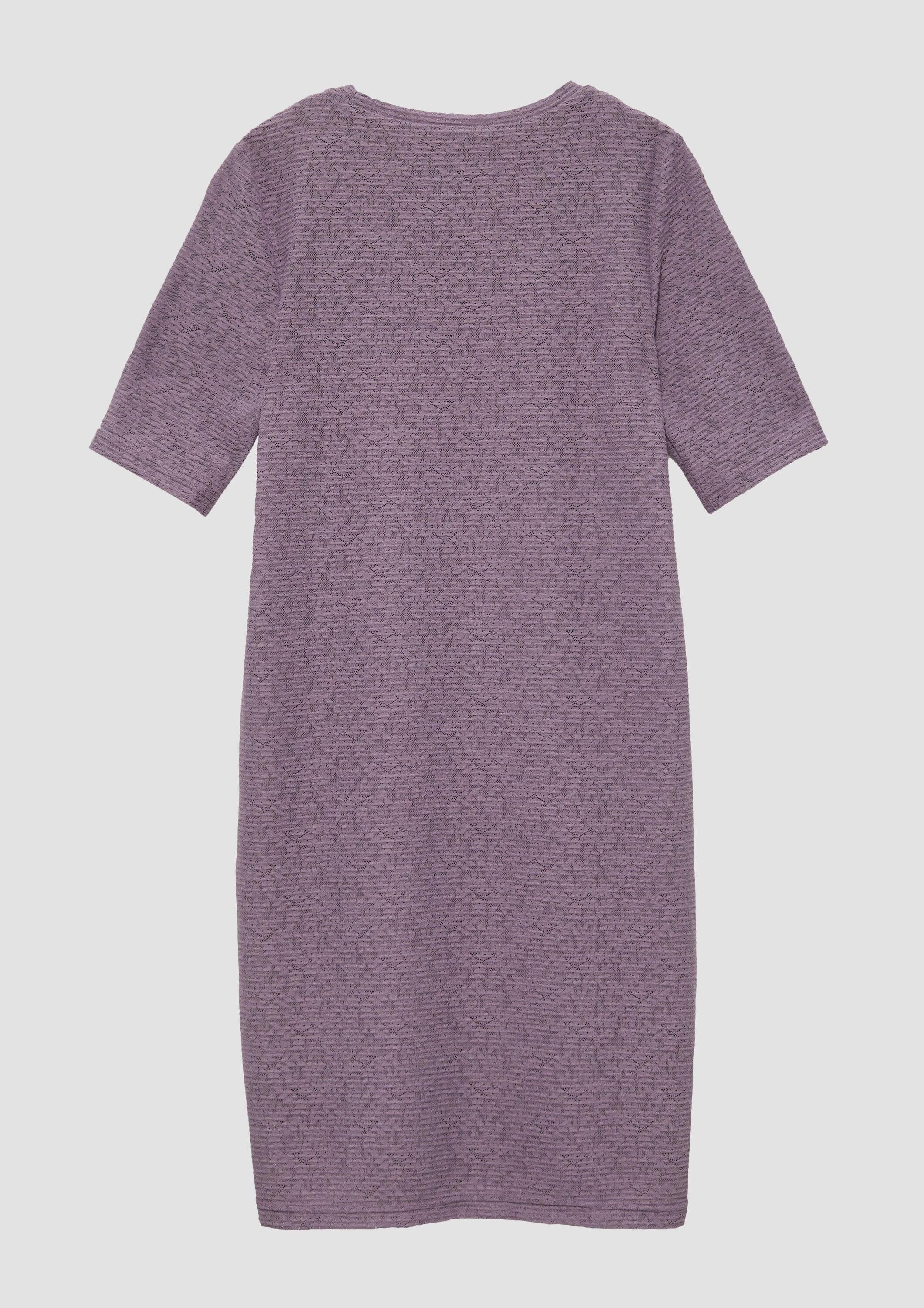 s.Oliver Midikleid Kleid Schmal geschnittenes Kleid aus elastischer Spitze
