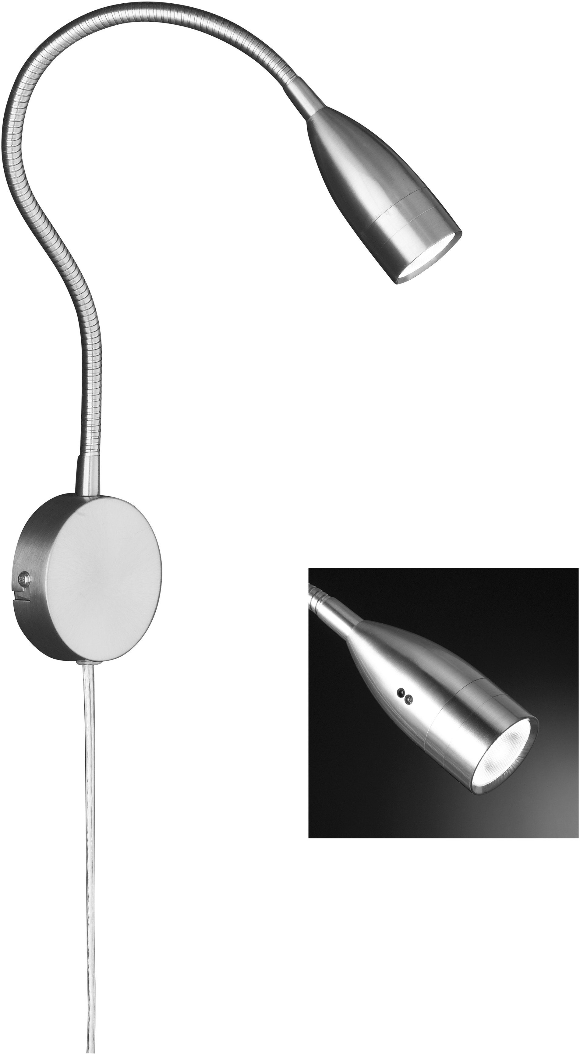 FISCHER & HONSEL LED Wandleuchte Sten, Dimmfunktion, LED fest integriert, Warmweiß