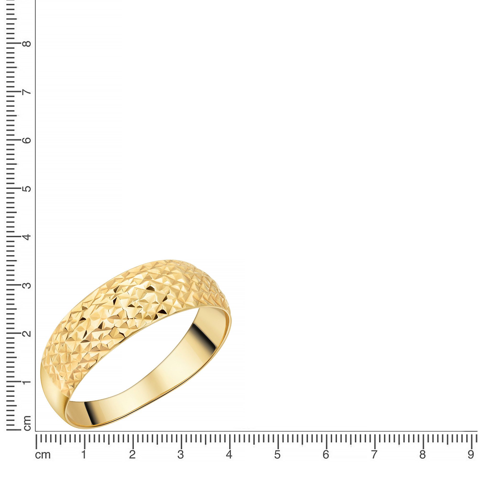 Firetti Fingerring Schmuck Geschenk Gold 375 Damenring Ring Struktur