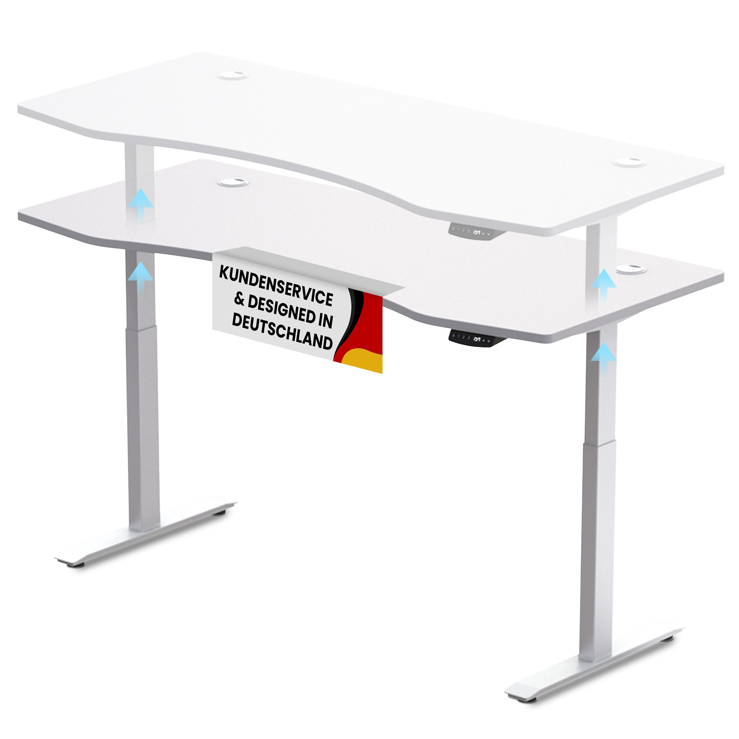 PROMAFIT Arbeitstisch Schreibtisch Stehtisch mit elektrischer günstig online kaufen