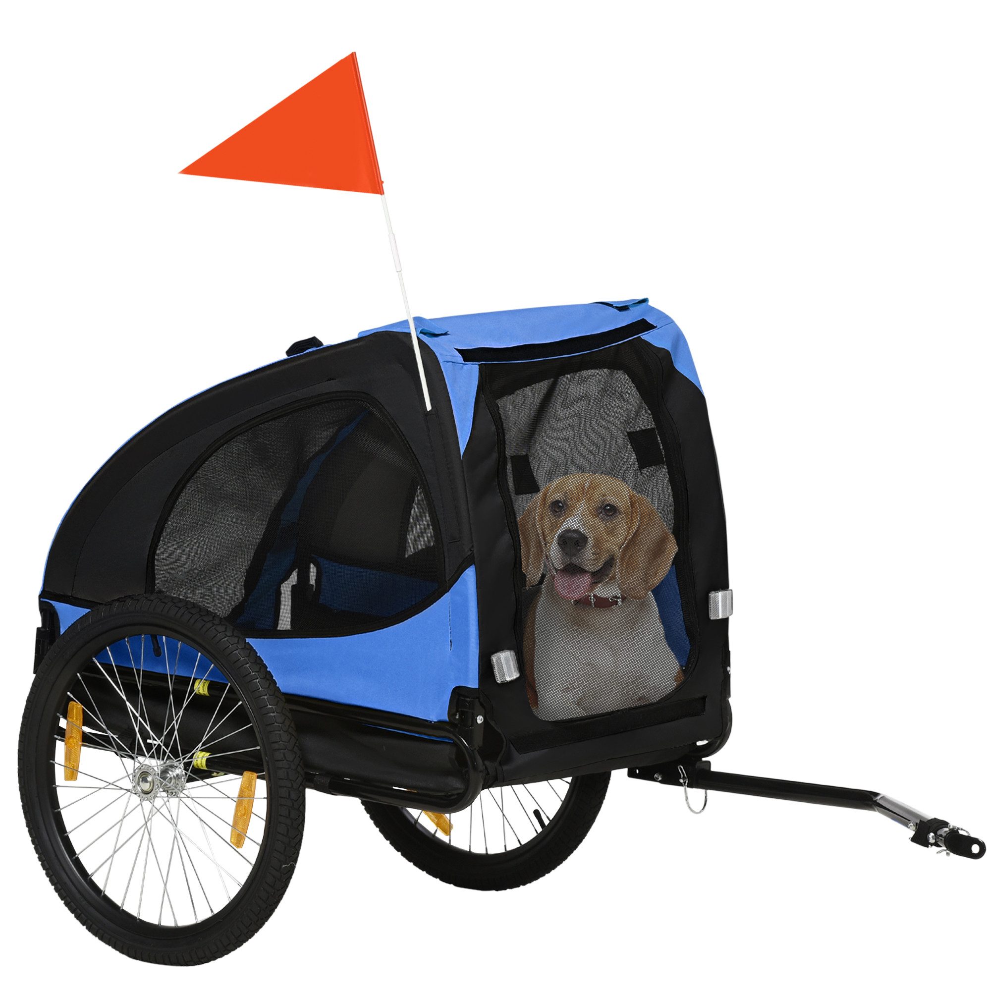 Fahrradhundeanhänger Hundeanhänger, klappbarer Fahrradanhänger, Hundebuggy