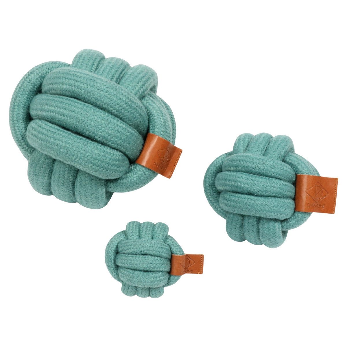 D&D Tierball Hundespielzeug Skip Ball blau