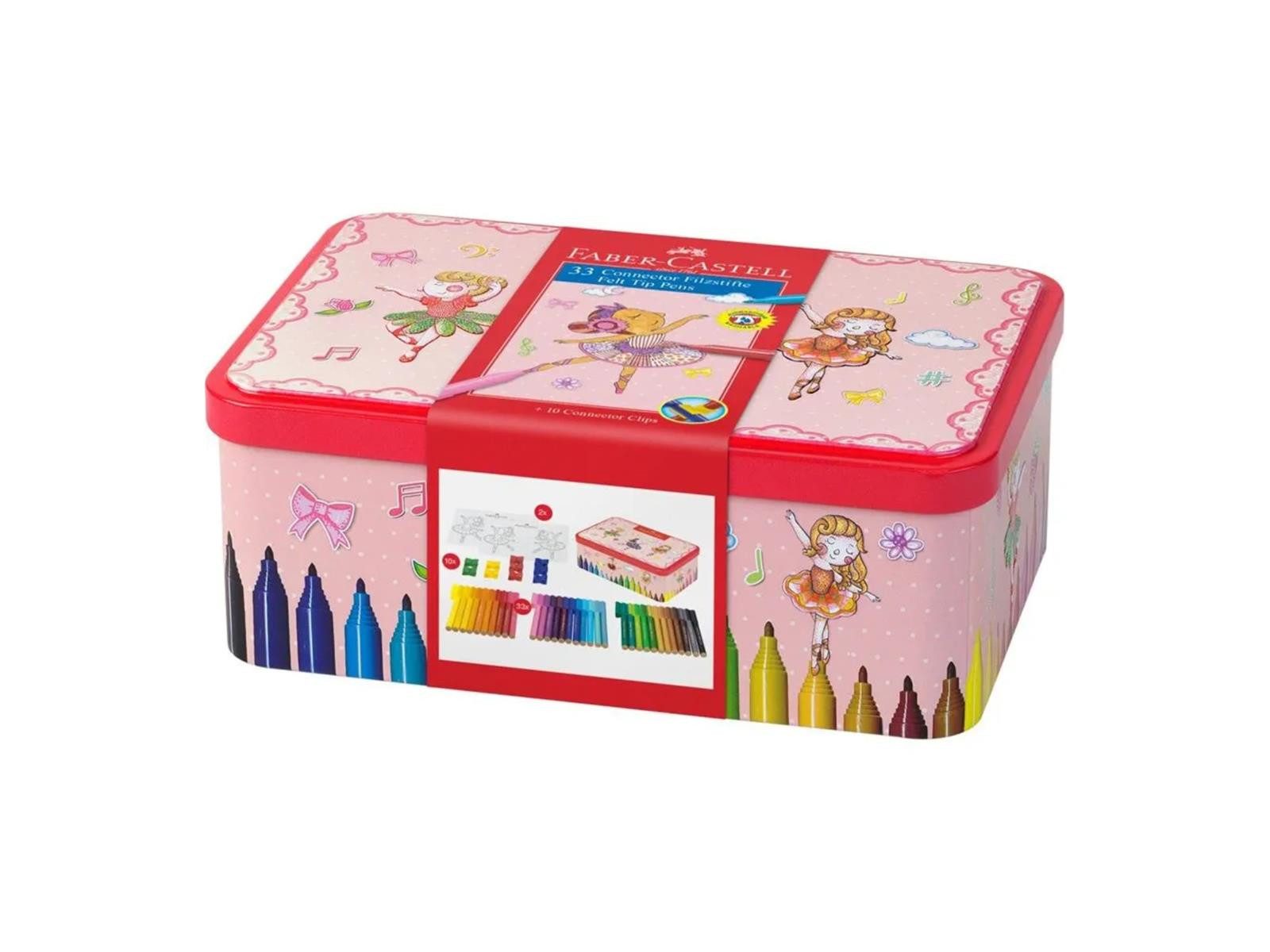 Faber-Castell Filzstift Faber-Castell Connector Filzstift - Ballerinabox