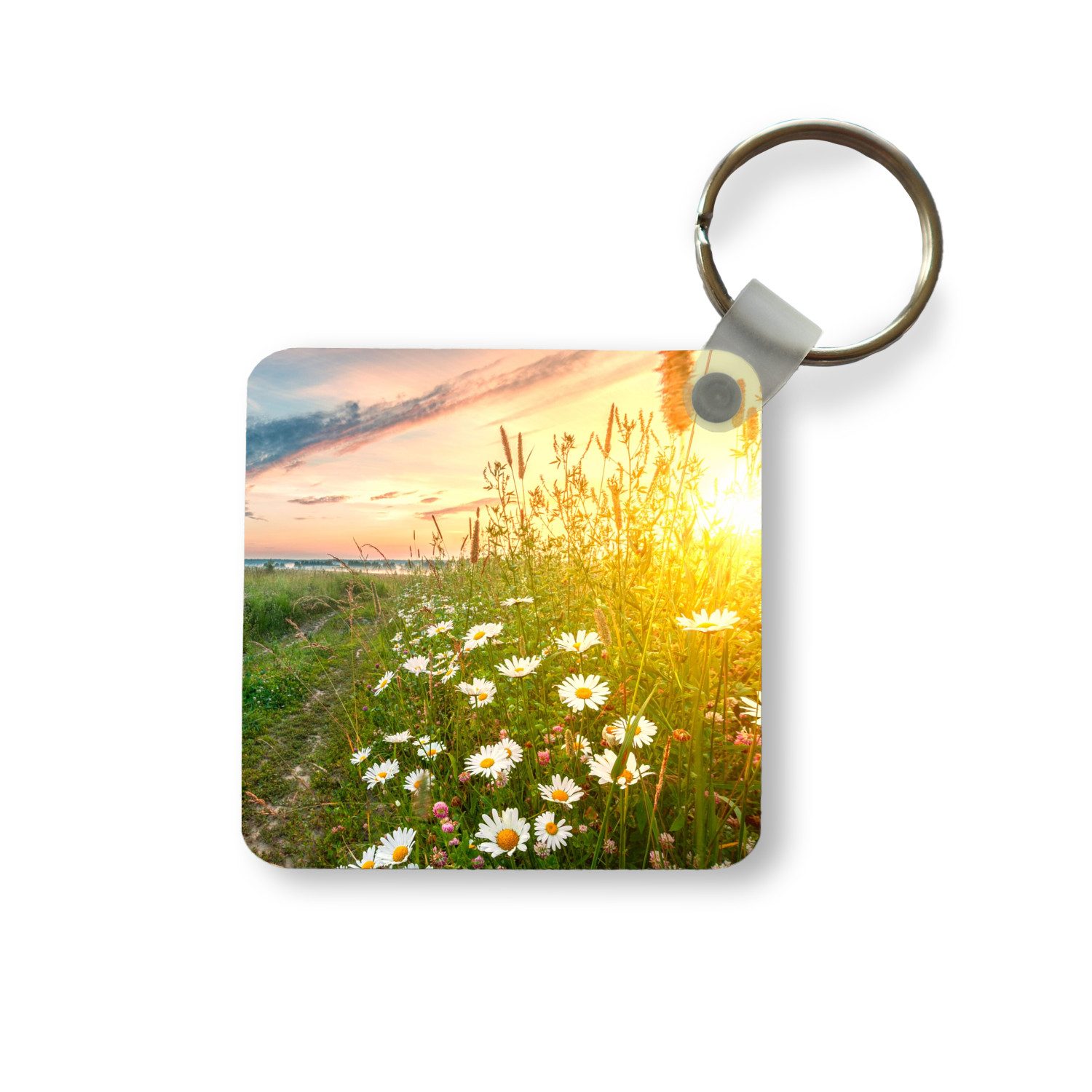 Schlüsselanhänger Blumen - Gänseblümchen - Natur - Sonne - Horizont