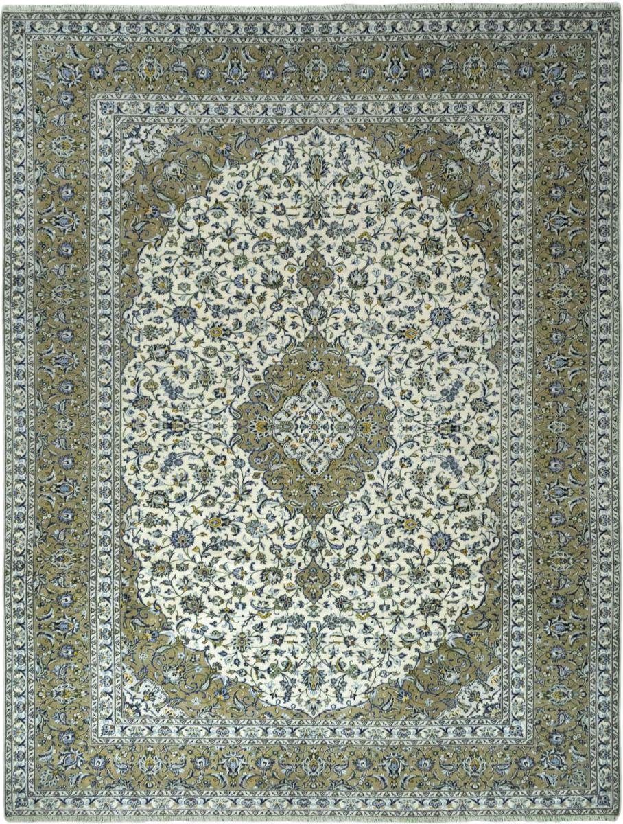 Orientteppich Keshan 294x396 Handgeknüpfter Orientteppich / Perserteppich, Nain Trading, rechteckig, Höhe: 12 mm