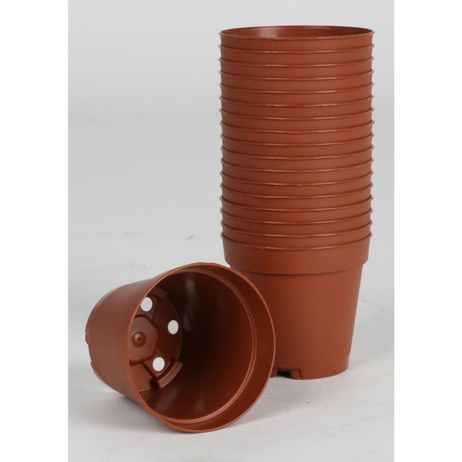 Romberg Anzuchttopf Anzuchttöpfe 18er 5,5cm Rund Terracotta Pflanzschalen Aussaattopf Zieh