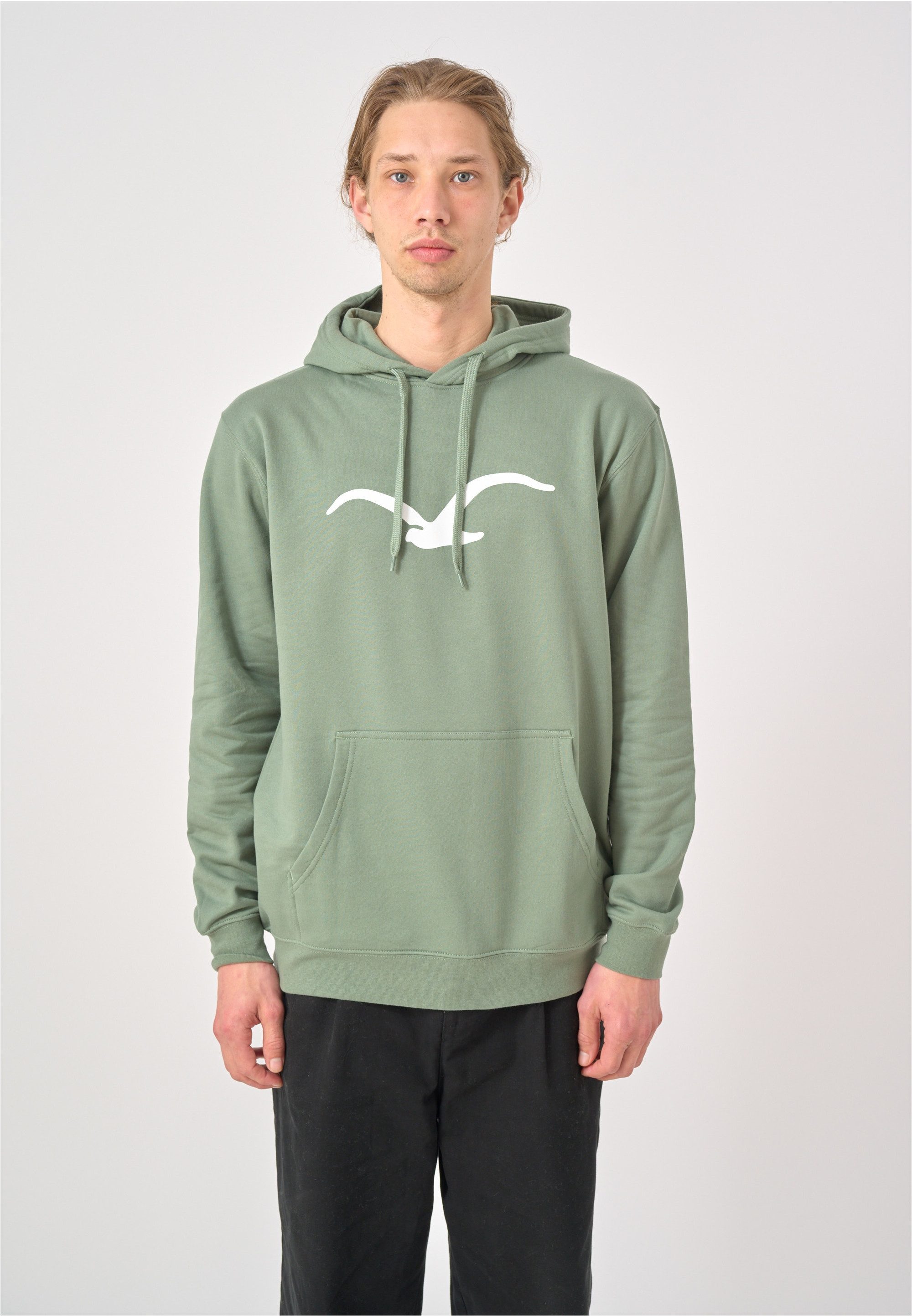 Cleptomanicx Kapuzensweatshirt Mowe mit Logo-Druck günstig online kaufen