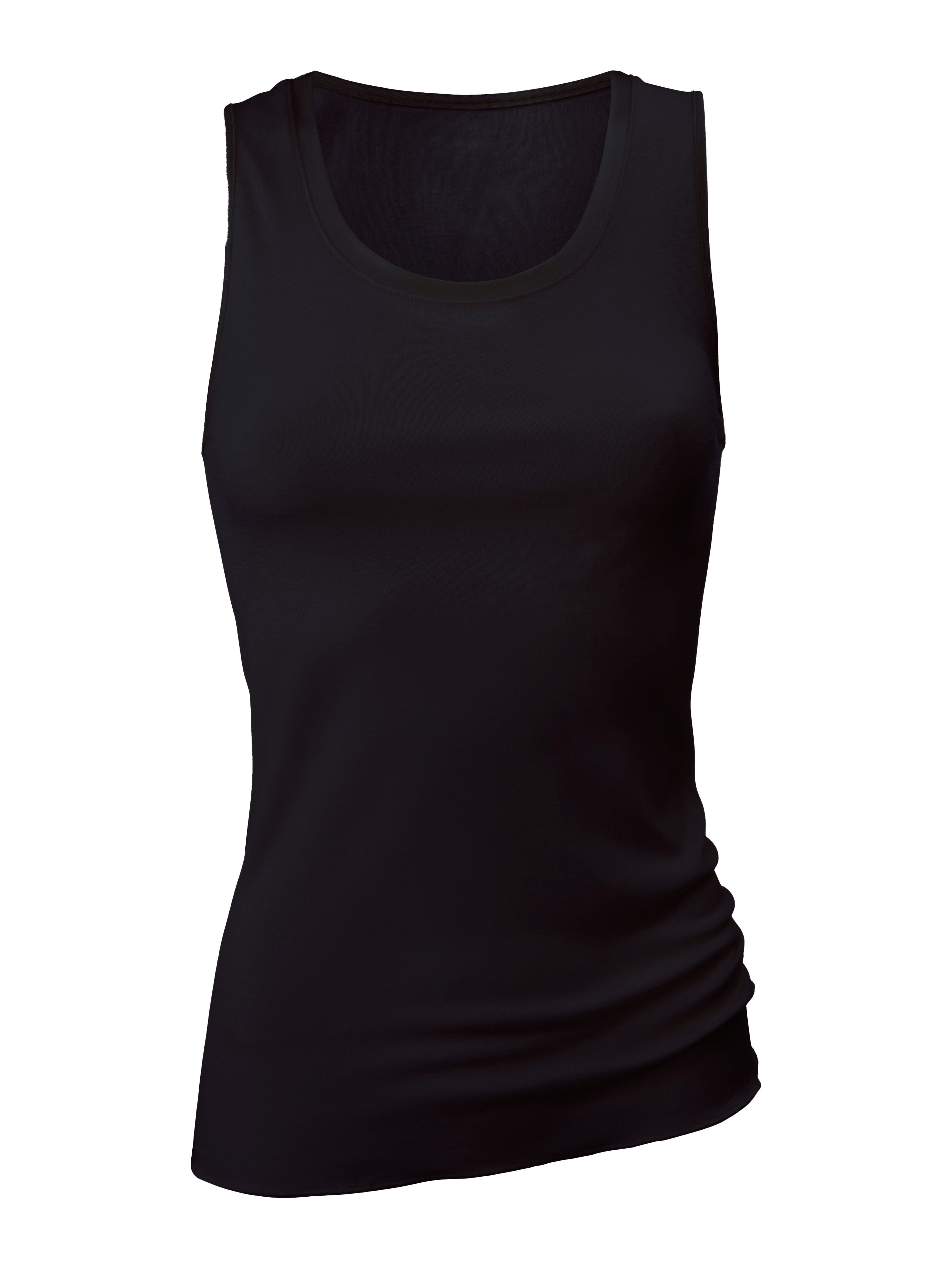 CALIDA Tanktop True Confidence Rundhals, atmungsaktiv, wärmend, elastisch, Feinripp-Qualität