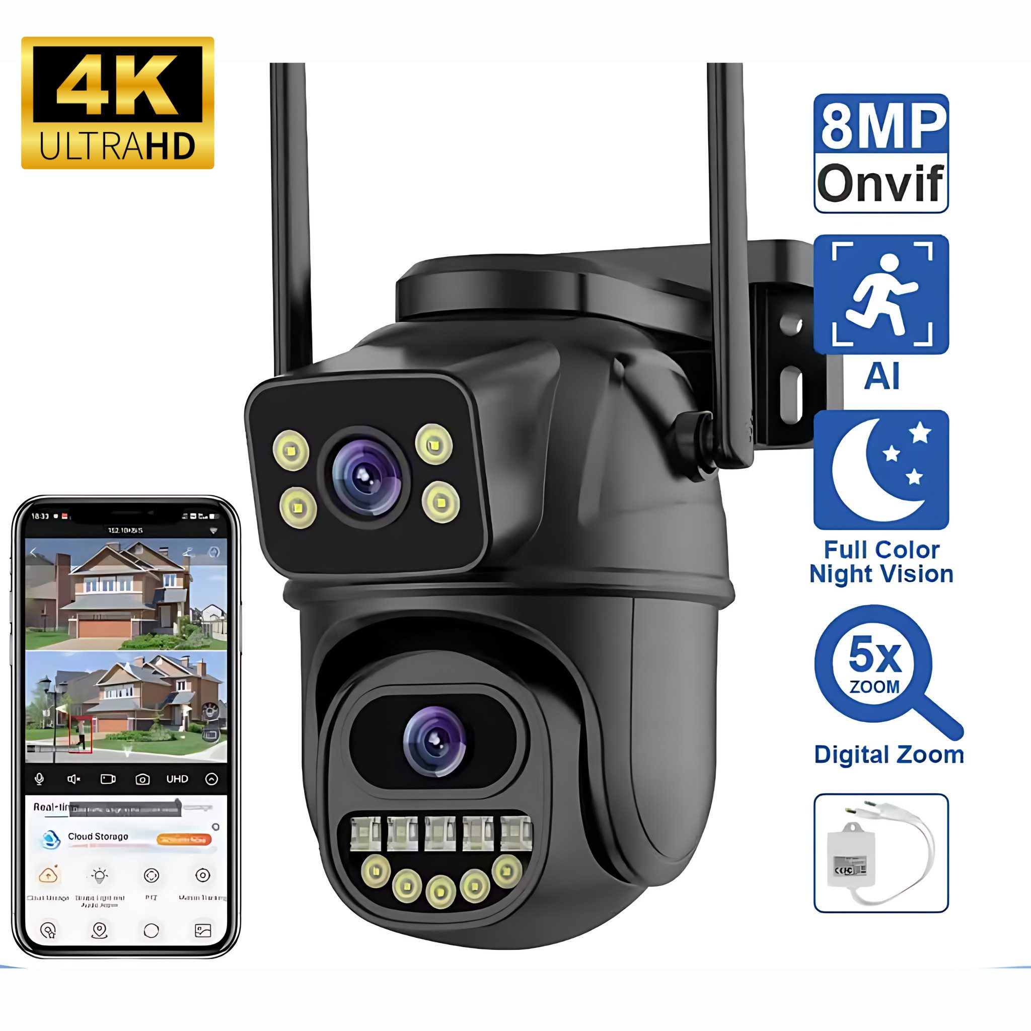Überwachungskamera Smarte 4K