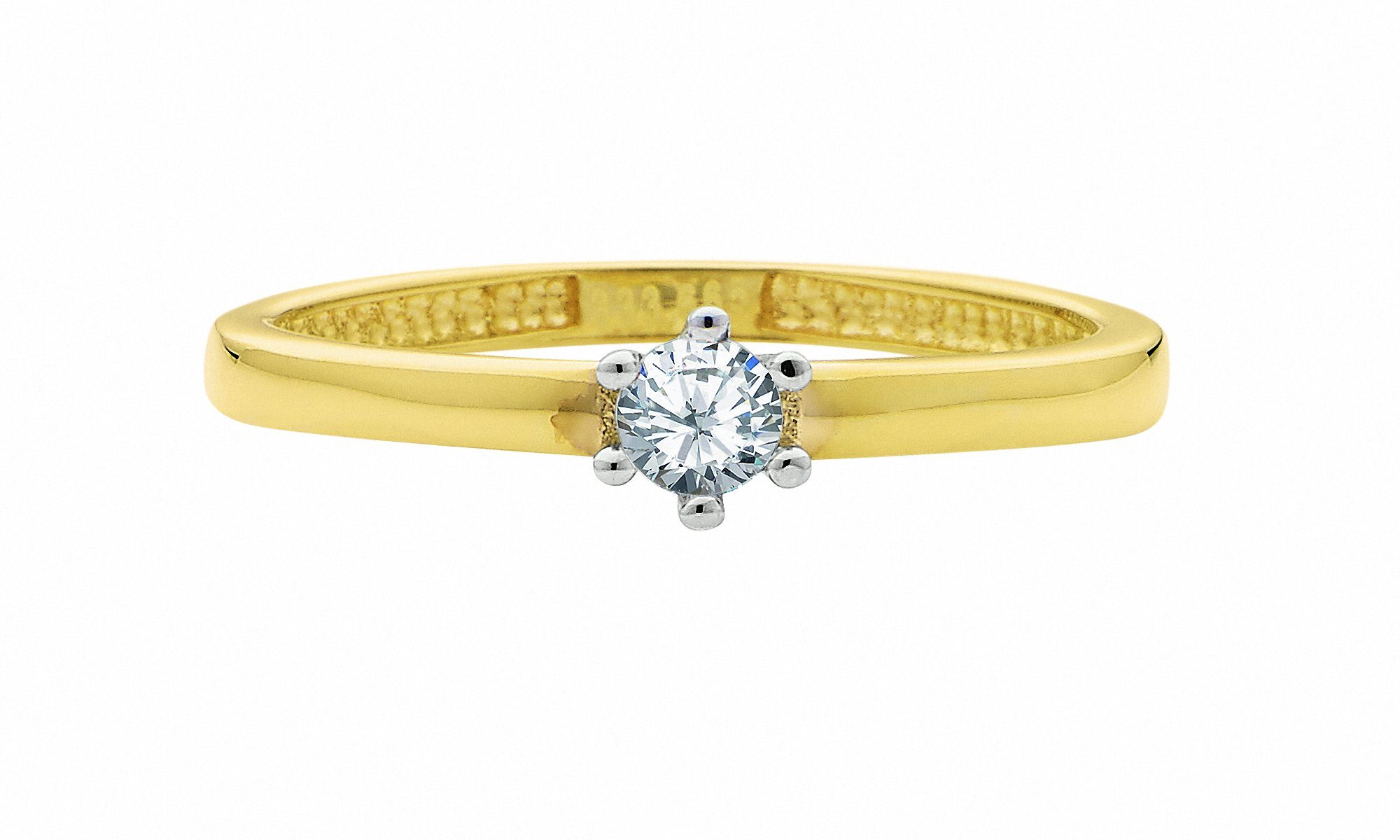 Solitärring Solitärring 333 Gold (8K) mit Zirkonia