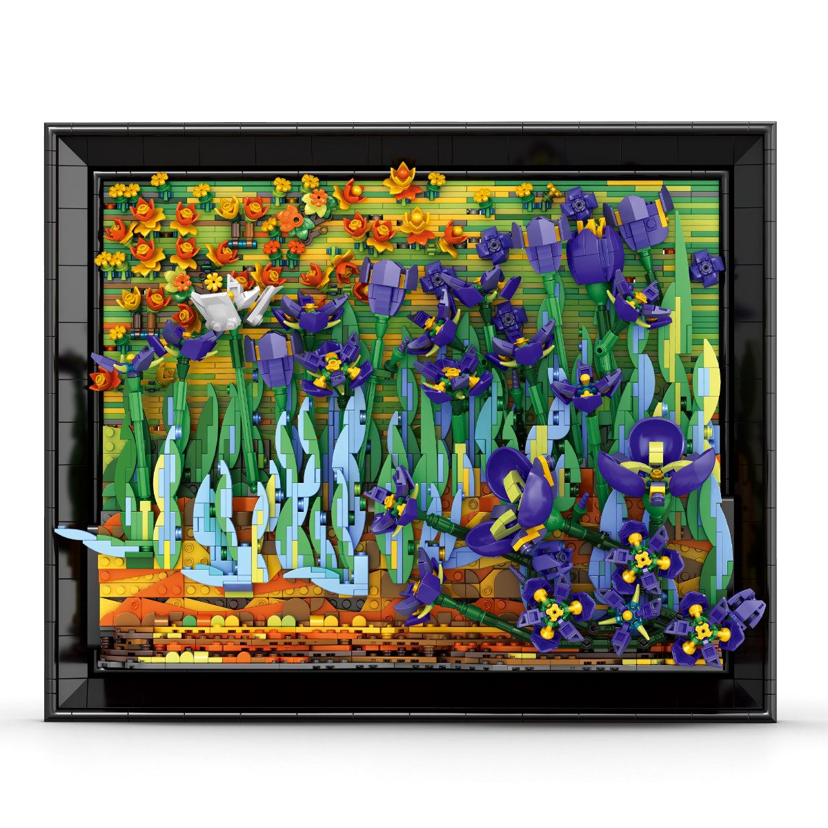 Reobrix 66701 Spielbausteine, (Klemmbaustein-Set, 3480 St., 3480-teiliges Kunstmodell), 3D Kunstmodell mit dekorativer Tiefenwirkung