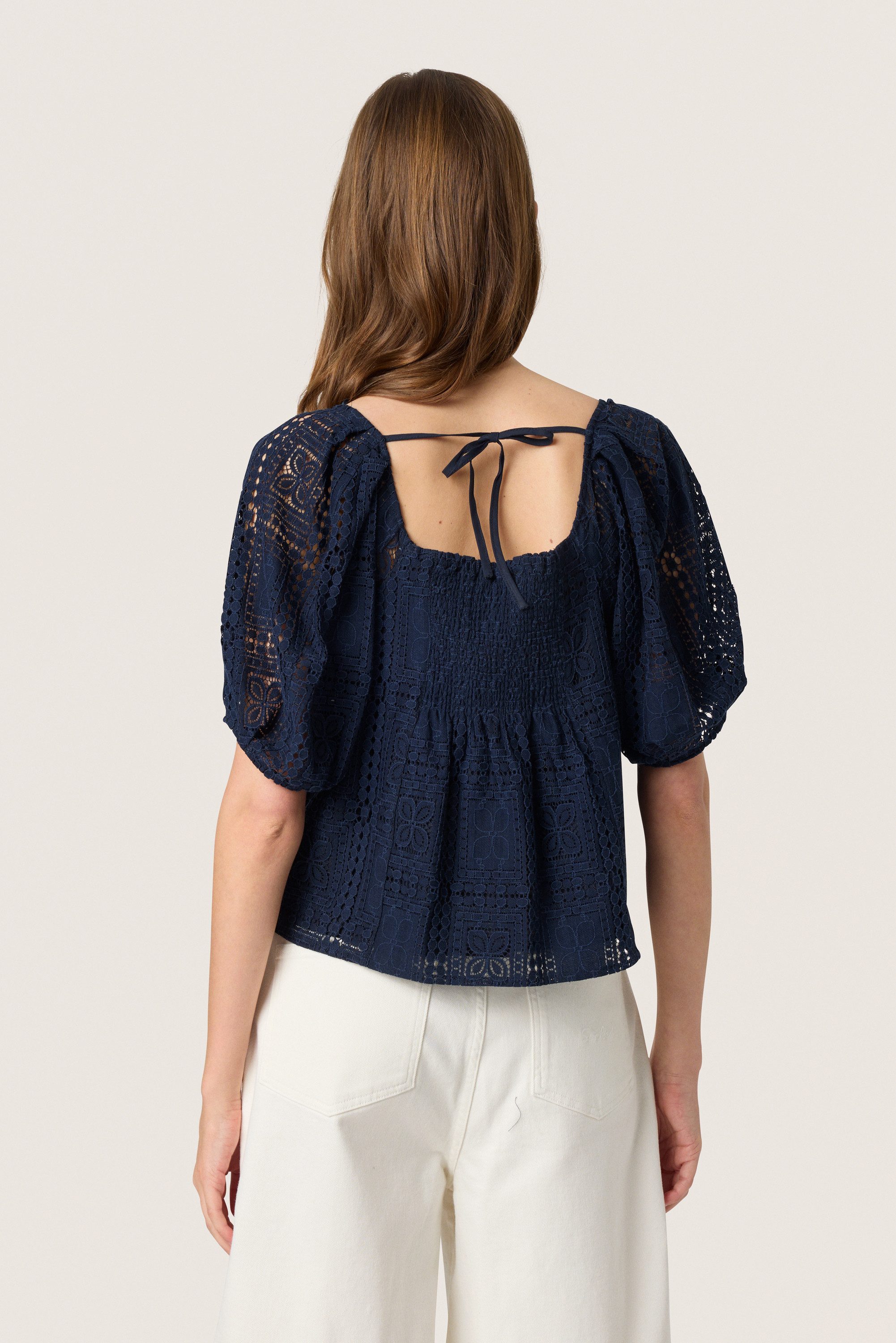SOAKED IN LUXURY Kurzarmbluse Kurzarm-Bluse SLCoopelia