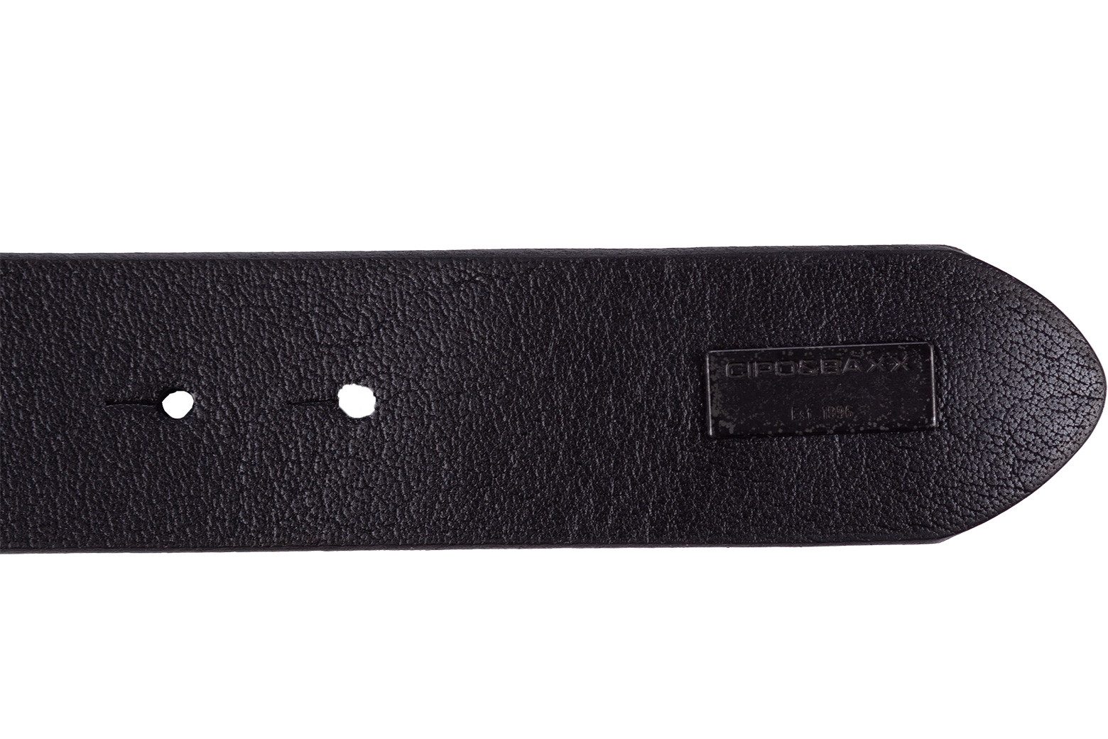 Cipo & Baxx Ledergürtel Herren Gürtel BA-CG203 (1-St) mit Grafitti Schnalle und Metall Patch