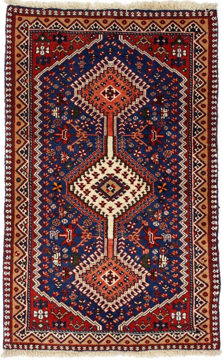 Orientteppich Yalameh Aliabad 81x129 Handgeknüpfter Orientteppich / Perserteppich, Nain Trading, rechteckig, Höhe: 12 mm