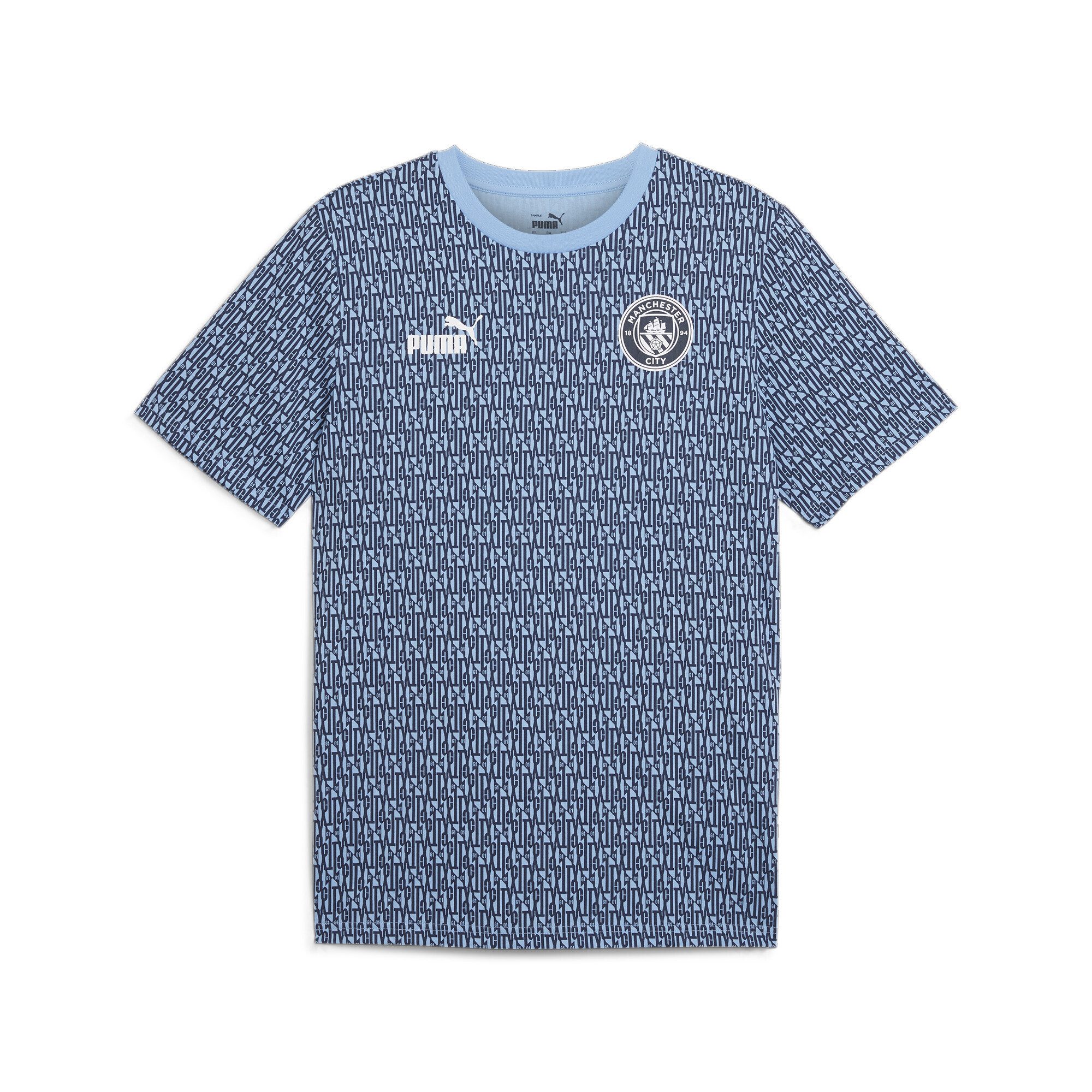 PUMA T-Shirt Manchester City ftblCULTURE T-Shirt mit Allover-Print Herren
