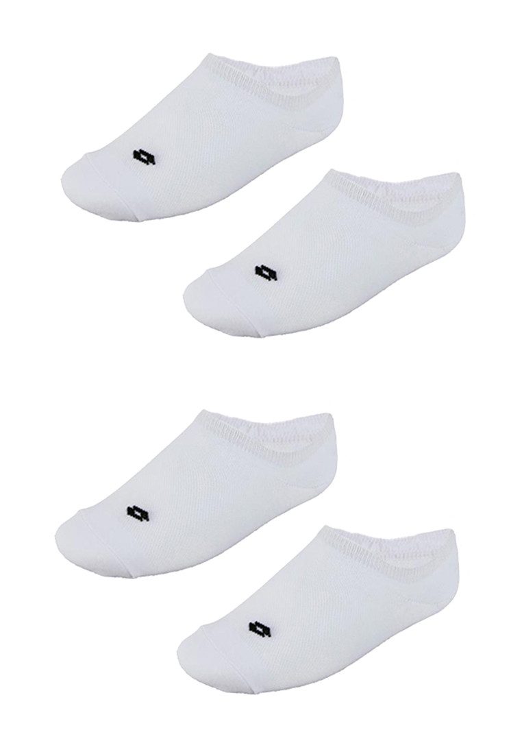 Lotto Sneakersocken Herren Füßlinge 4er Pack in Weiß, Schwarz oder Weiß u. Schwarz (4-Paar)