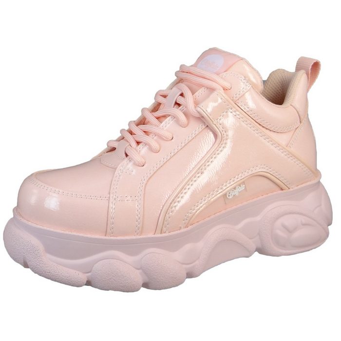 Buffalo 1630877 CLD Corin Patent Low Top Baby Pink Sneaker