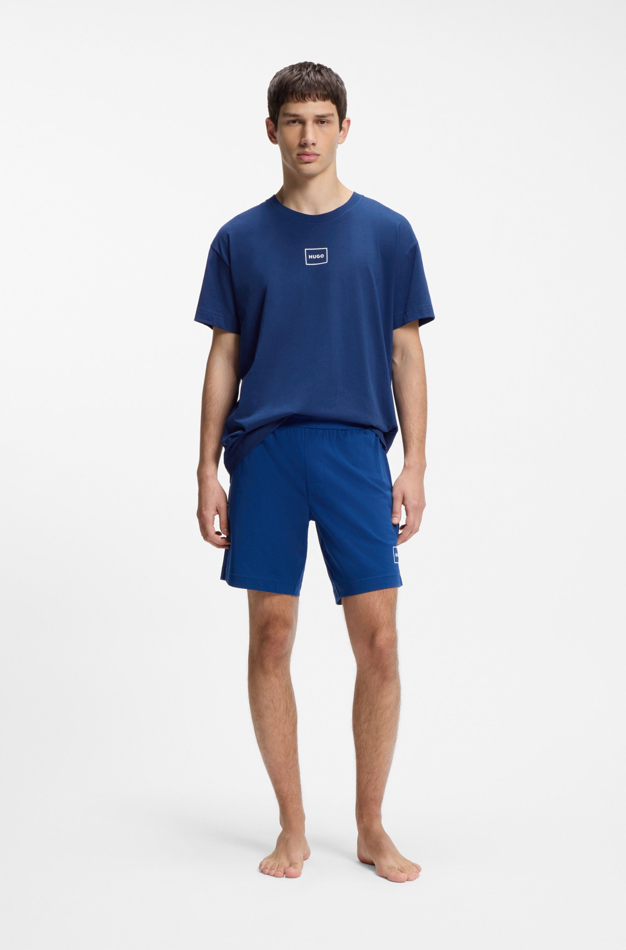 HUGO T-Shirt Laze T-Shirt mit Rundhalsausschnitt