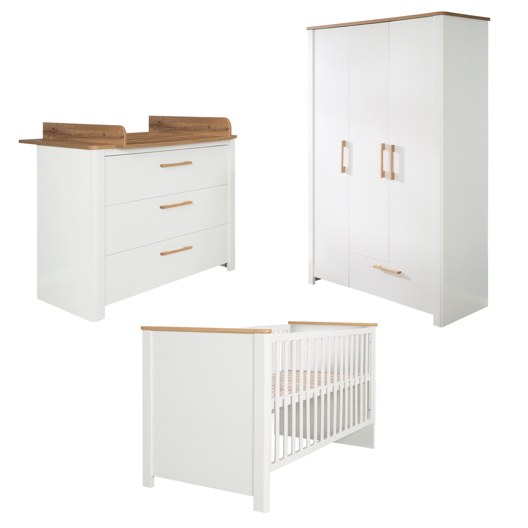 roba® Babyzimmer-Komplettset Ava - modernes Kinderzimmer günstig online kaufen