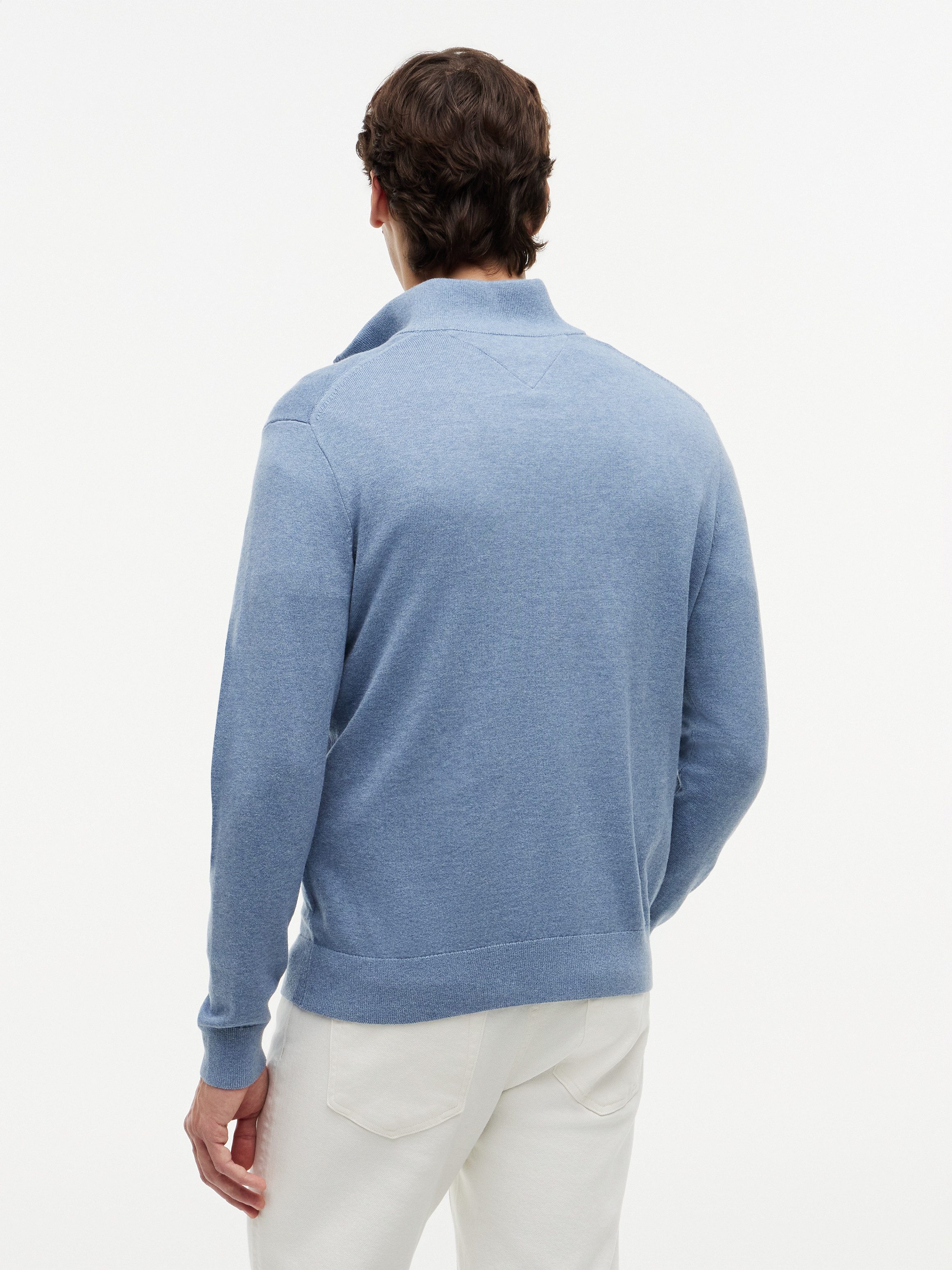 Tommy Hilfiger Troyer ESSENTIAL COTTON ZIP MOCK