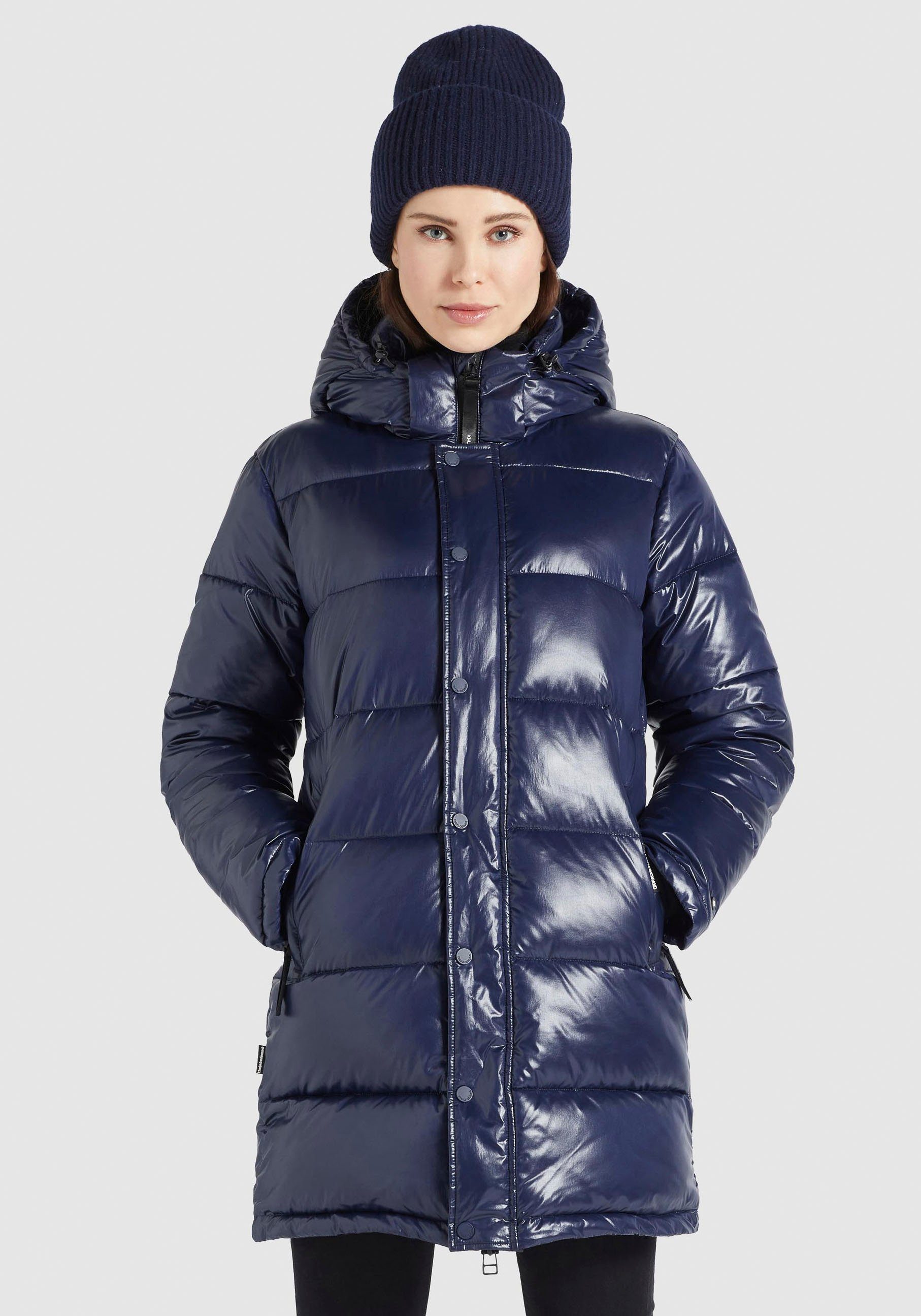 khujo Steppjacke »Wencke Shiny« Damen Winterjacke mit leicht glänzenden  Obermaterial online kaufen | OTTO