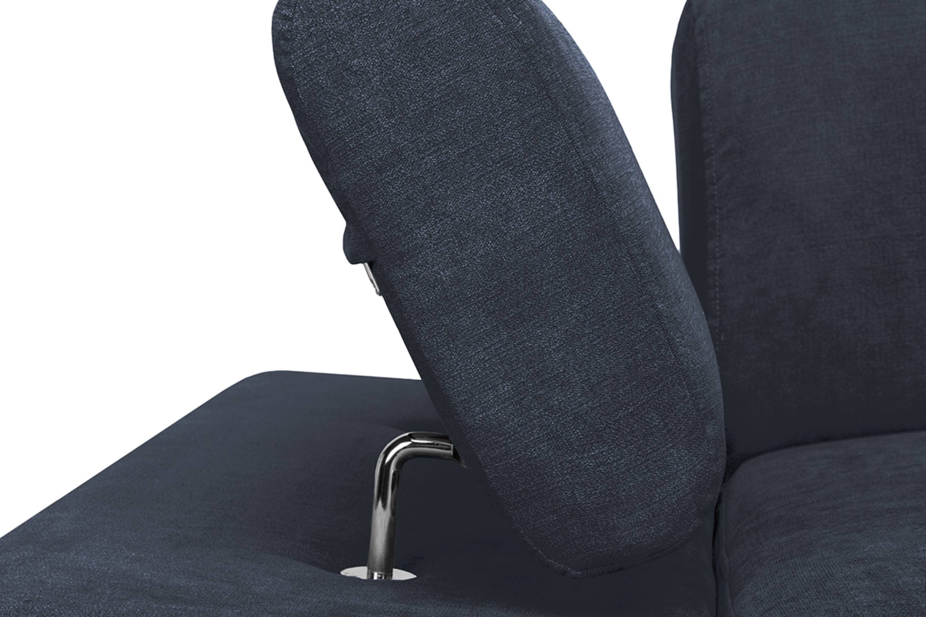 KONSIMO® Ecksofa RATLO Ecksofa, mit Bettfunktion und Bettkasten,verstellbare Armlehne/Kopfstütze