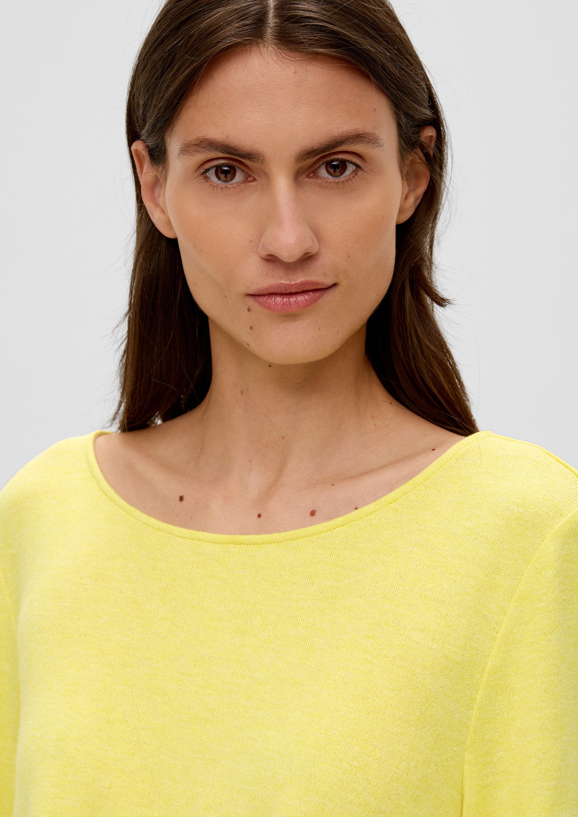 s.Oliver Langarmshirt T-Shirt Longsleeve mit Wickeldetail