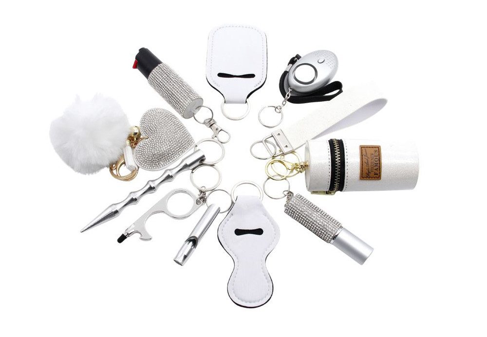 KH Security Schutzengel Set (Pfefferspray, Pfeife usw) Überfallmelder (nützliche Artikel für Ihren Selbstschutz)
