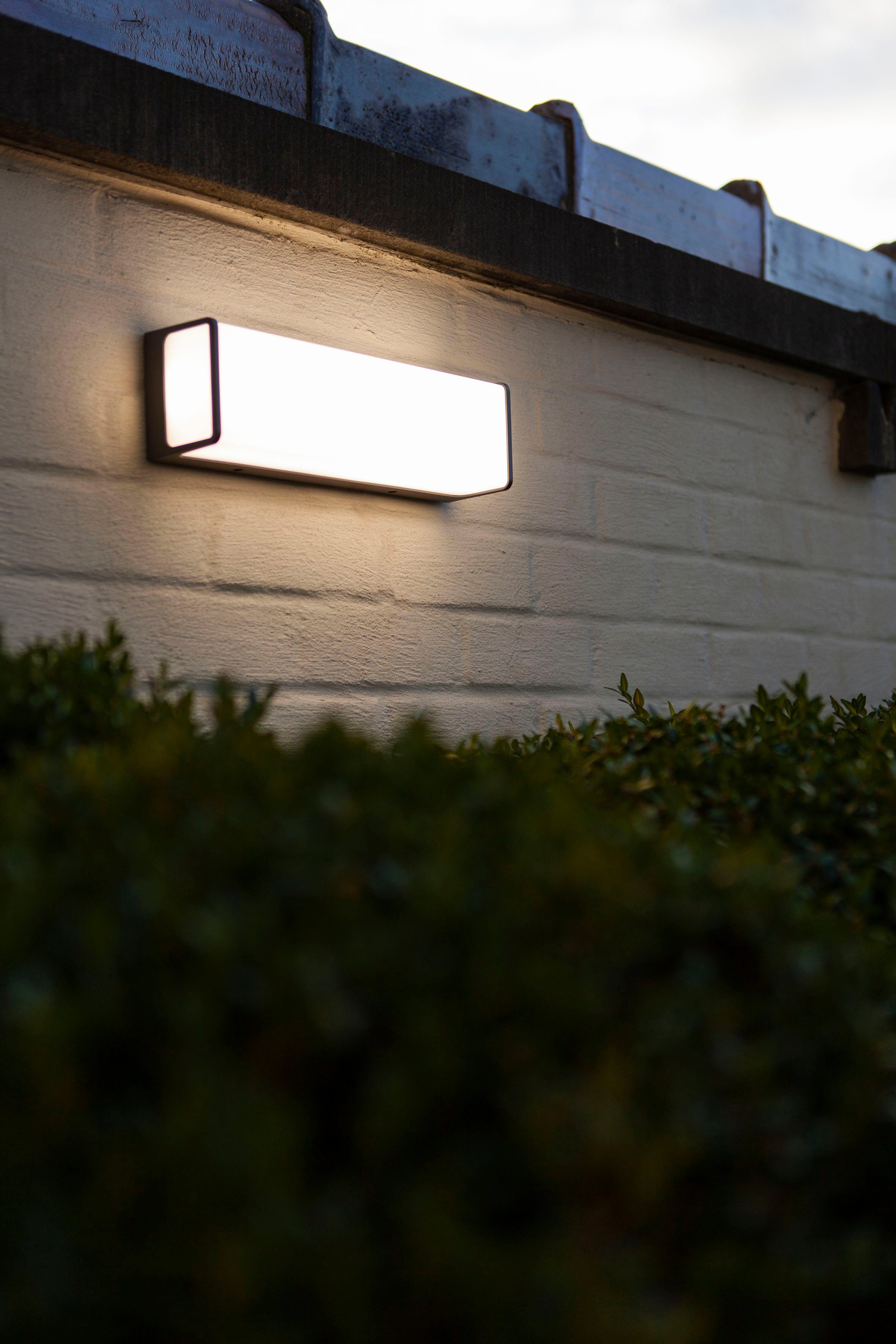 LED integriert LUTEC DOBLO, fest LED Außen-Wandleuchte