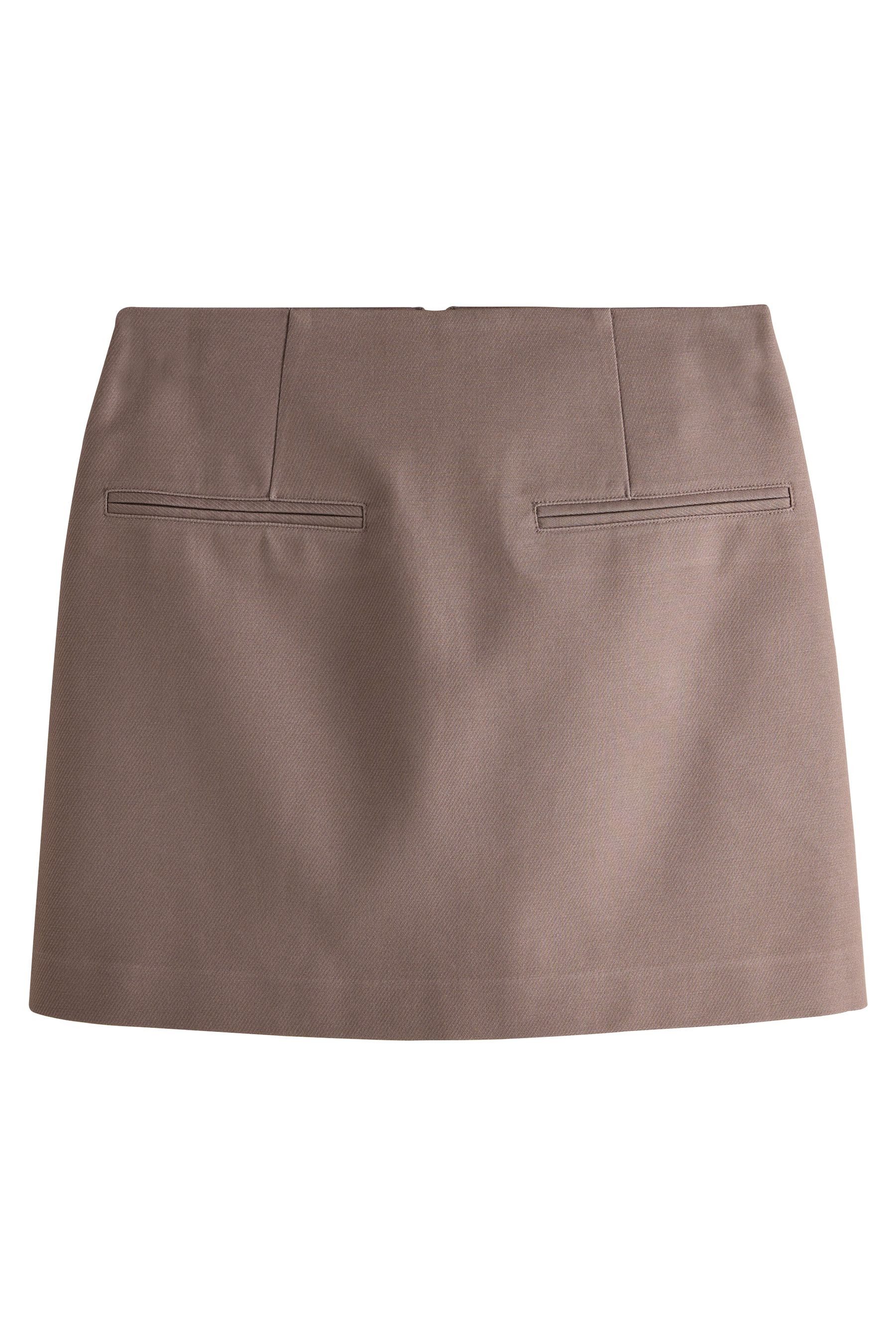 Next Minirock N. Premium Minirock aus Twill (1-tlg)