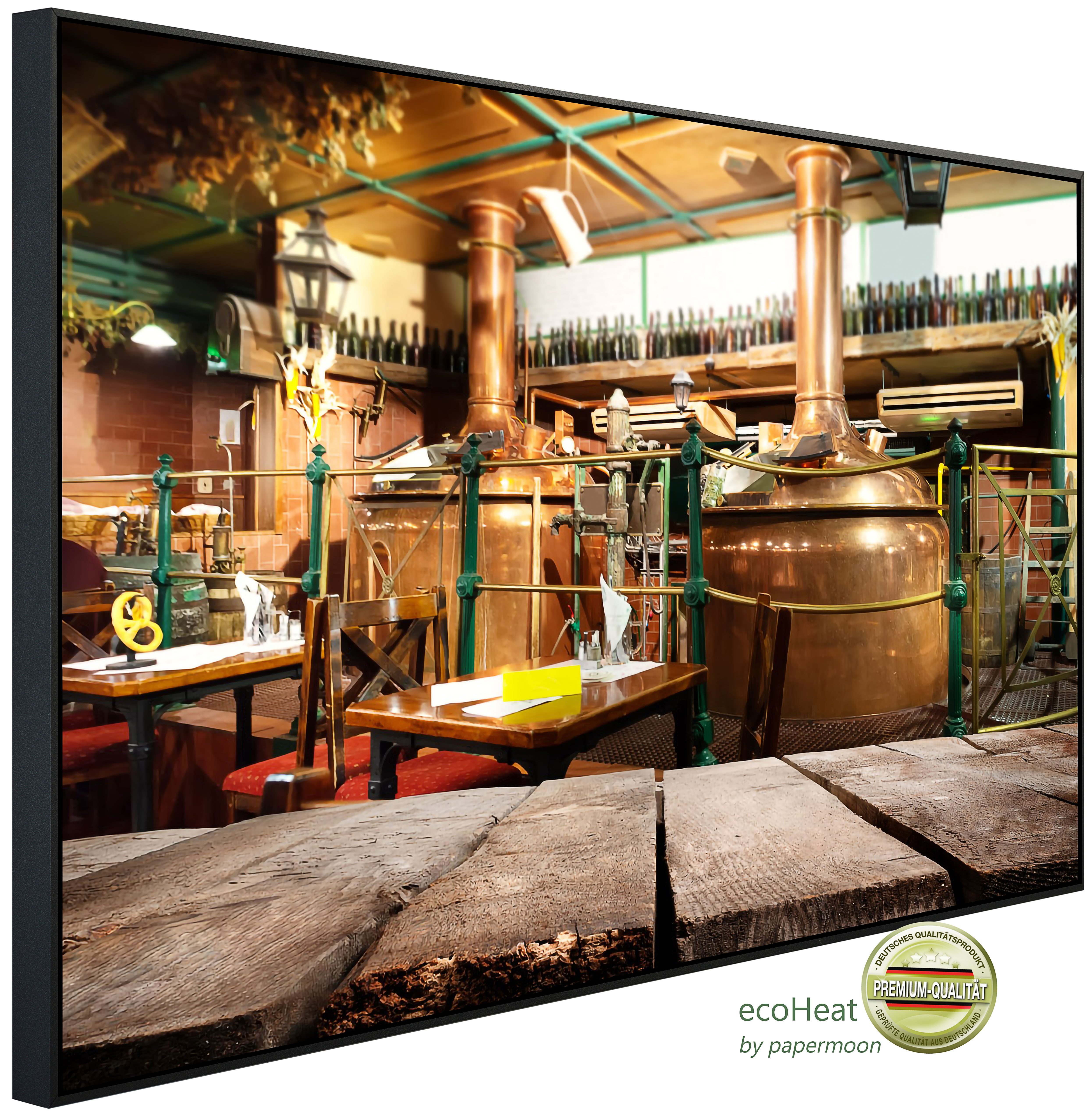 Papermoon Infrarotheizung INFRAROT-BILD-HEIZUNG, Bar, TÜV-Rheinland/GS zertifiziert, angenehme Strahlungswärme