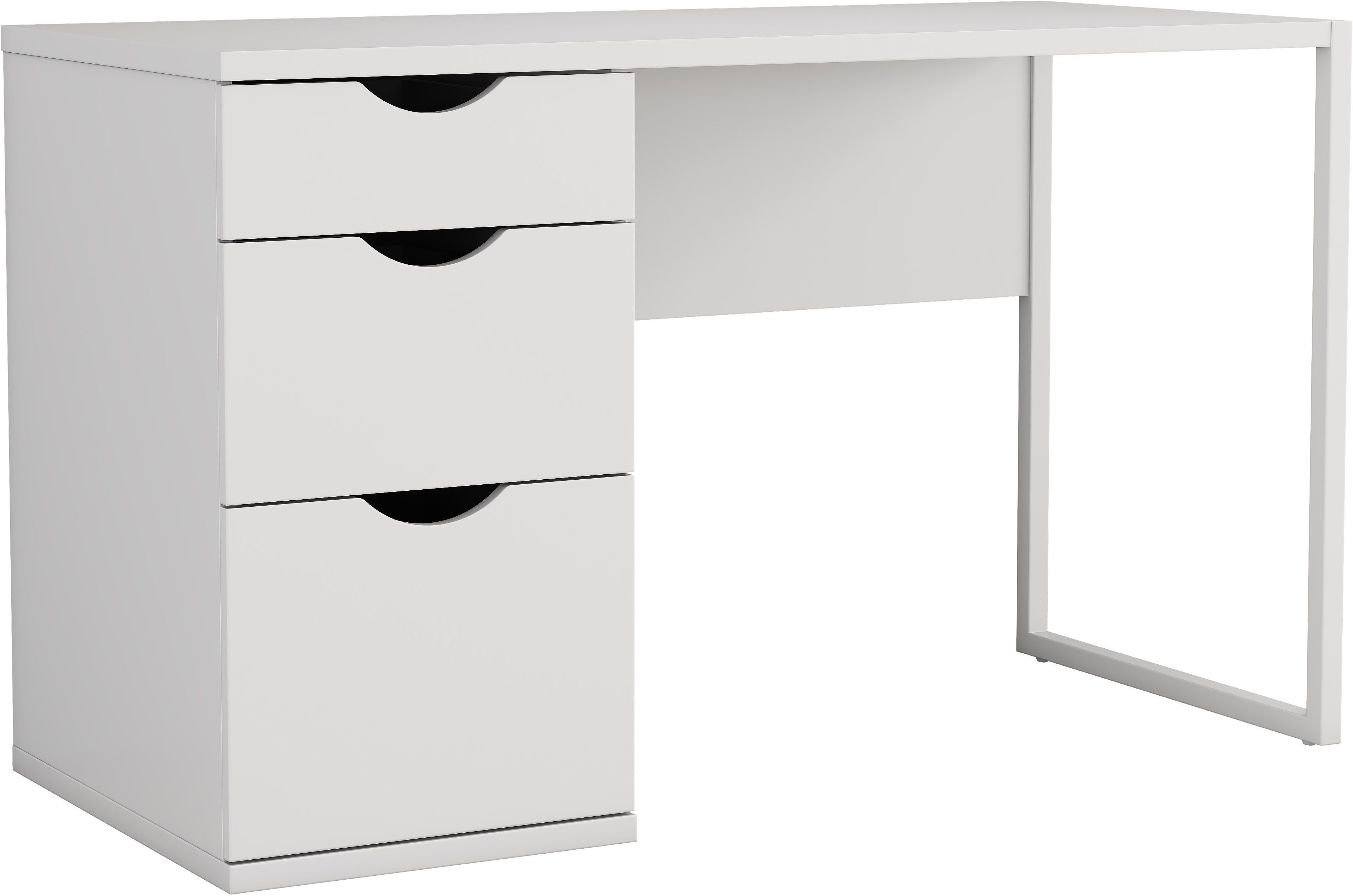 OTTO home Schreibtisch (Set, ALENNA-SRT), mit Schubladen, im modernen skandinavischen Design, Breite 120 cm